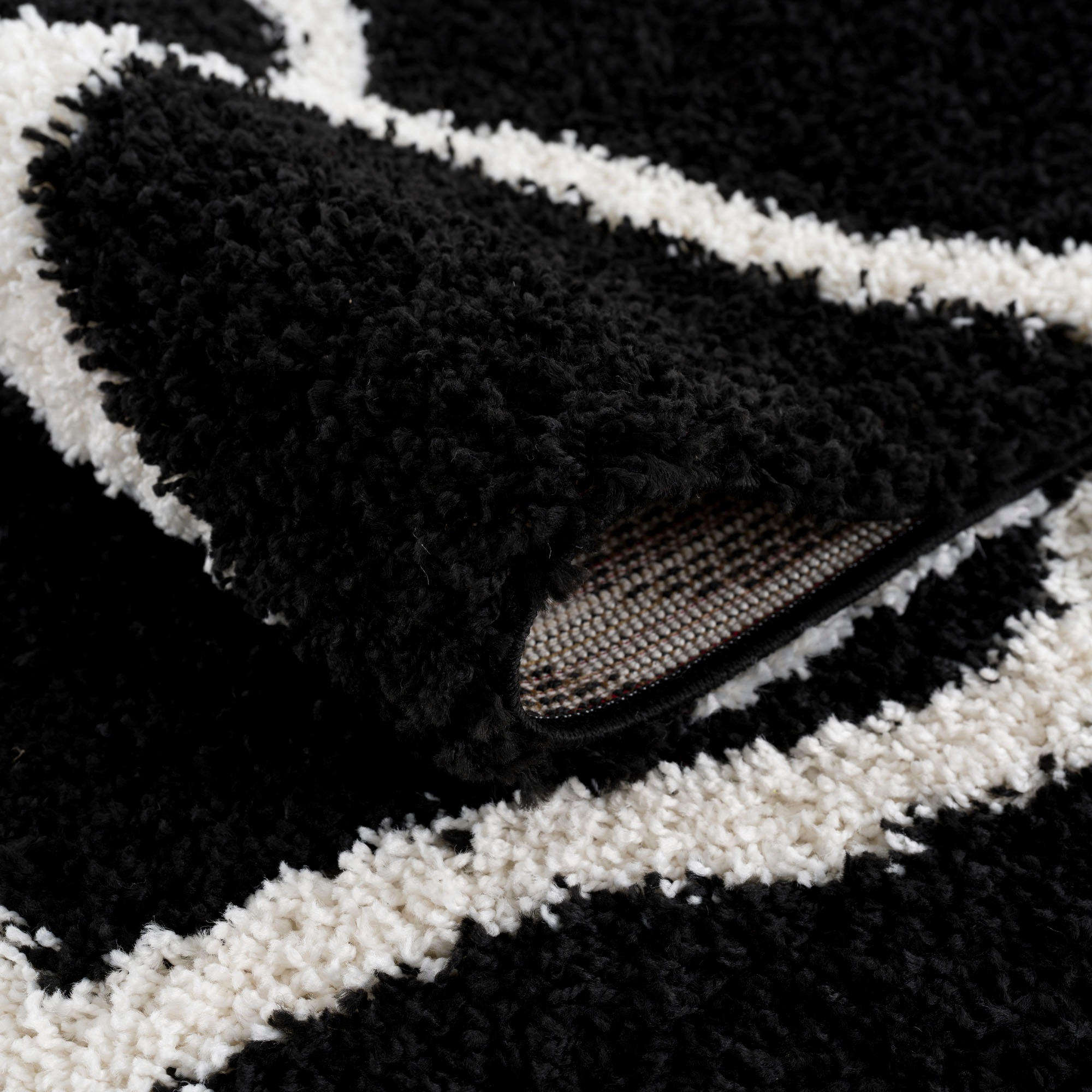 Sanat Hochflor-Teppich »Madrid«, rechteckig, 30 mm Höhe, Wohnzimmer, Langflor, Shaggy Teppich