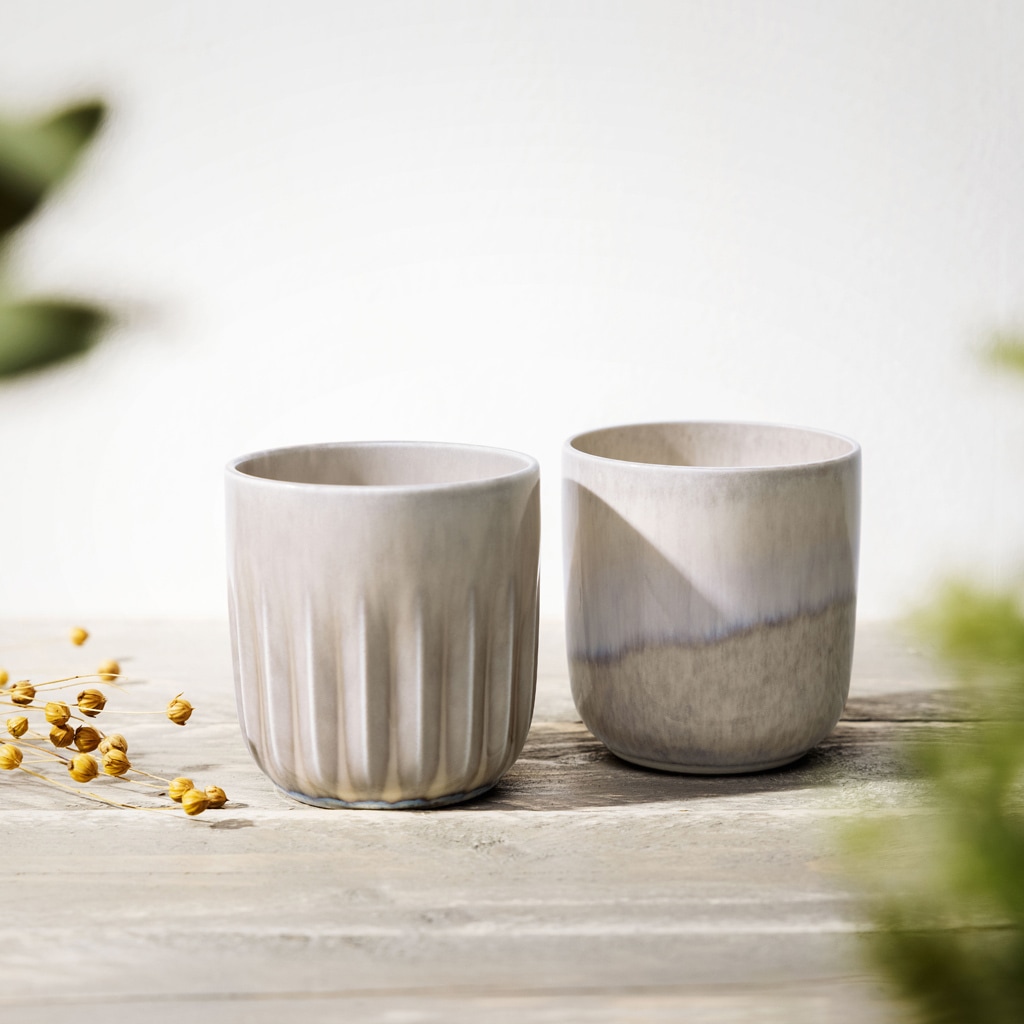 like. by Villeroy & Boch Becher »Becher Set Perlemor 290 ml 2er Set beige«