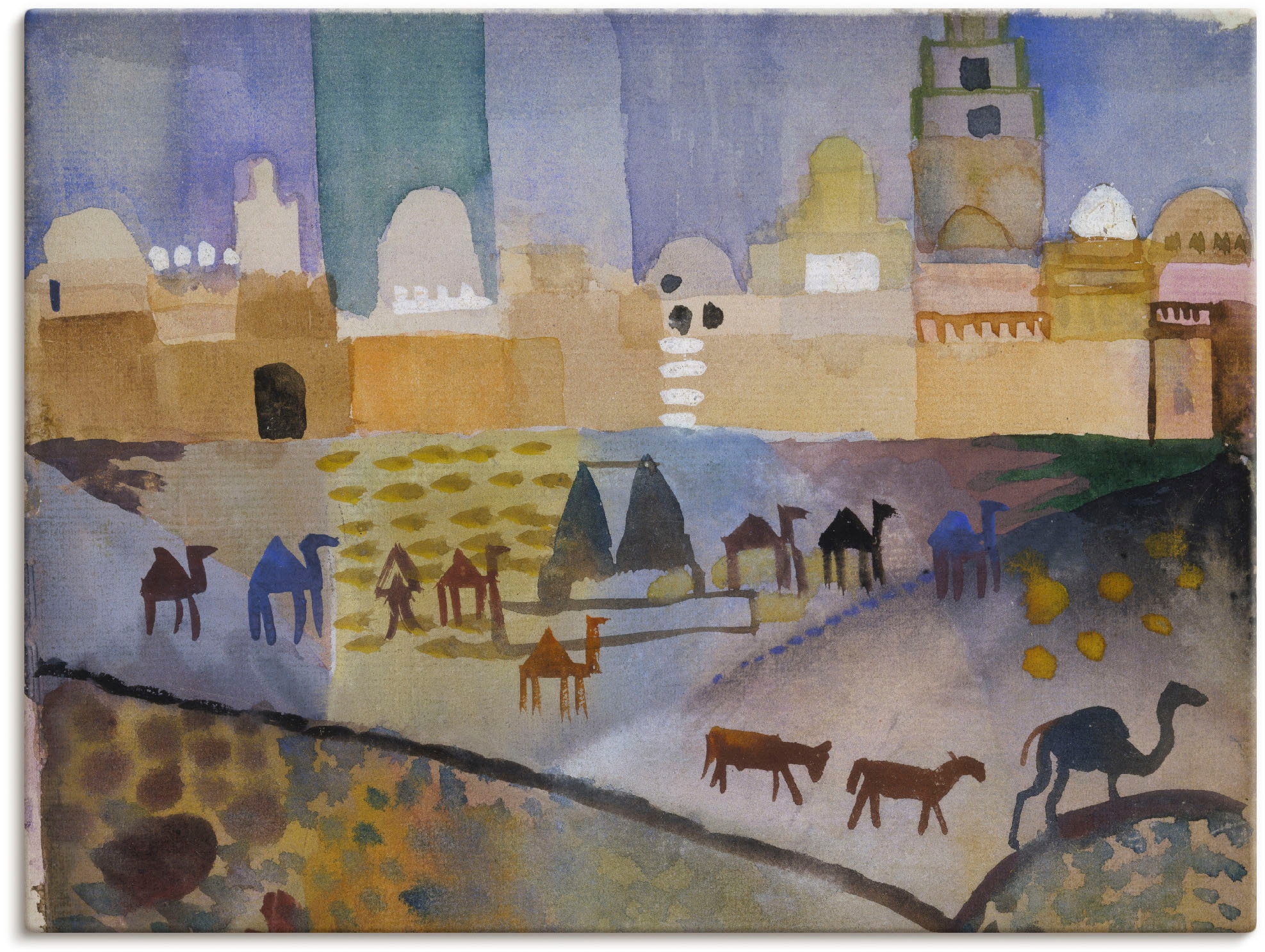 Artland Wandbild Shop bestellen Wandaufkleber Größen »Kairouan 1914.«, OTTO St.), als Afrika, in (1 Leinwandbild, oder Poster versch. Online I. im