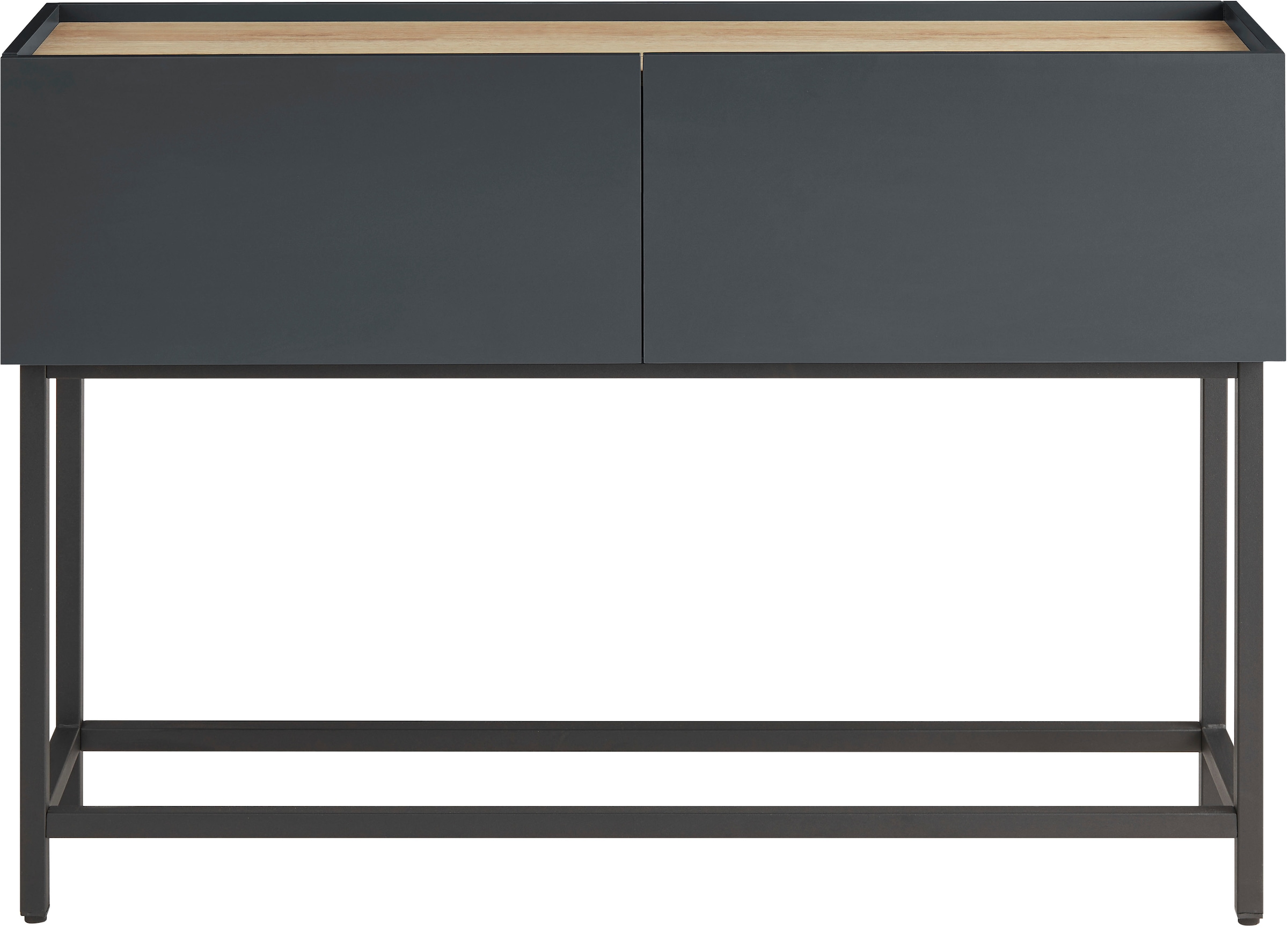 OTTO home Konsolentisch »Azly« pflegeleichte Melaminoberfläche, Metallgestell, Breite 120 cm