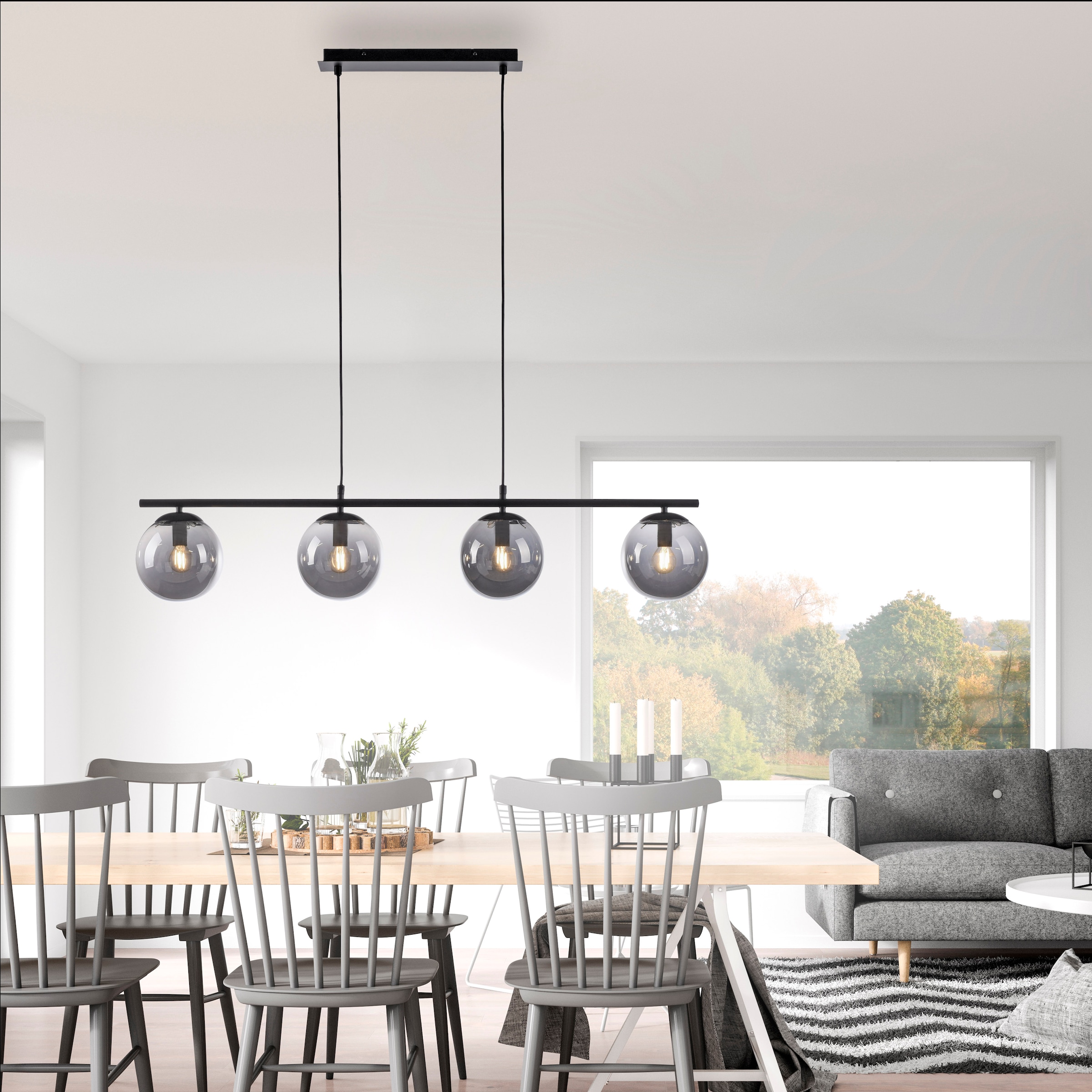 JUST LIGHT Pendelleuchte »BIG WIDOW« E14 1 Stk. ExklusiveE14