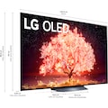 LG OLED-Fernseher »OLED65B19LA«, 164 cm/65 Zoll, 4K Ultra HD, Smart-TV, (bis zu 120Hz)-α7 Gen4 4K AI-Prozessor-Twin Triple Tuner-Sprachassistenten-HDMI 2.1