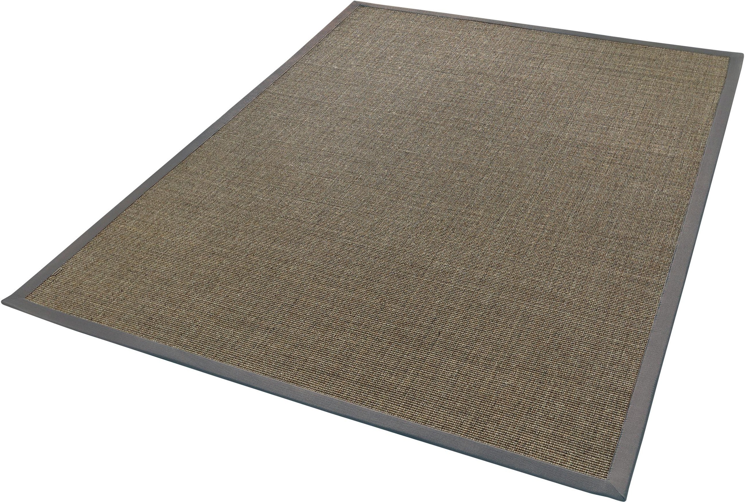 Dekowe Sisalteppich »Mara S2 mit Bordüre, Wunschmaß«, rechteckig, 5 mm Höhe, Flachgewebe, Obermaterial: 100% Sisal, Wohnzimmer