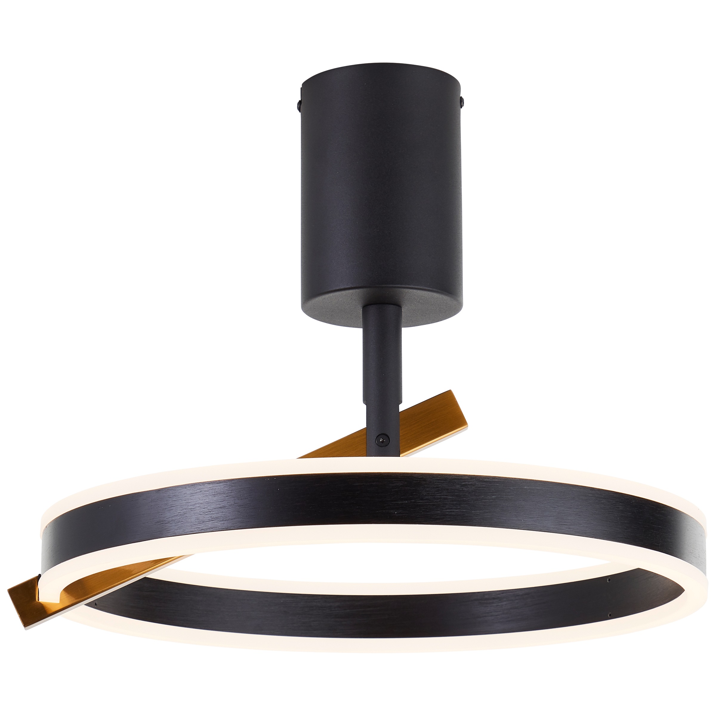 Brilliant LED Deckenleuchte »Merida«, 36 x 42 x 40 cm, 3100 lm, 3000-6500 K, dimmbar, Aluminium, schwarz
