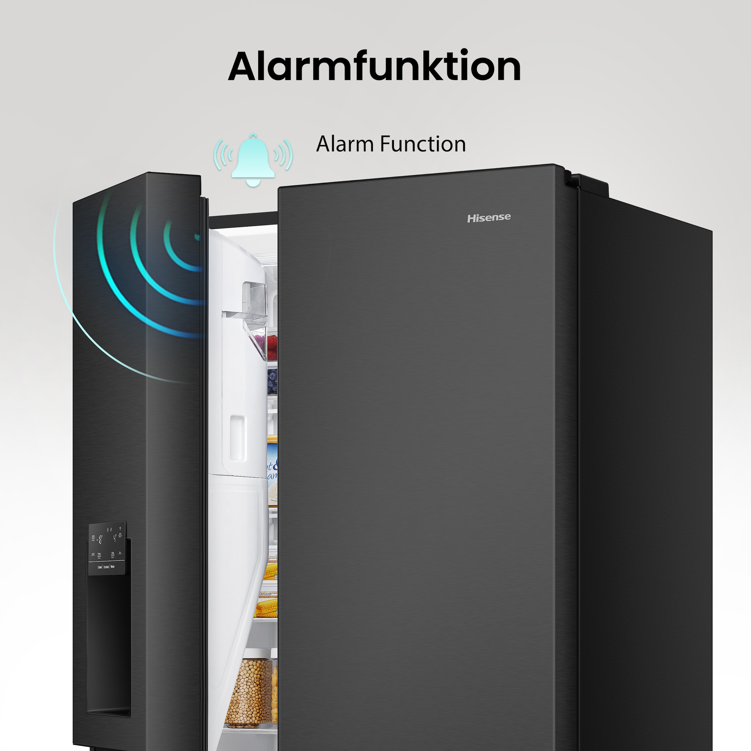 Hisense Side-by-Side »RS818N4TFC«, MetalCooling