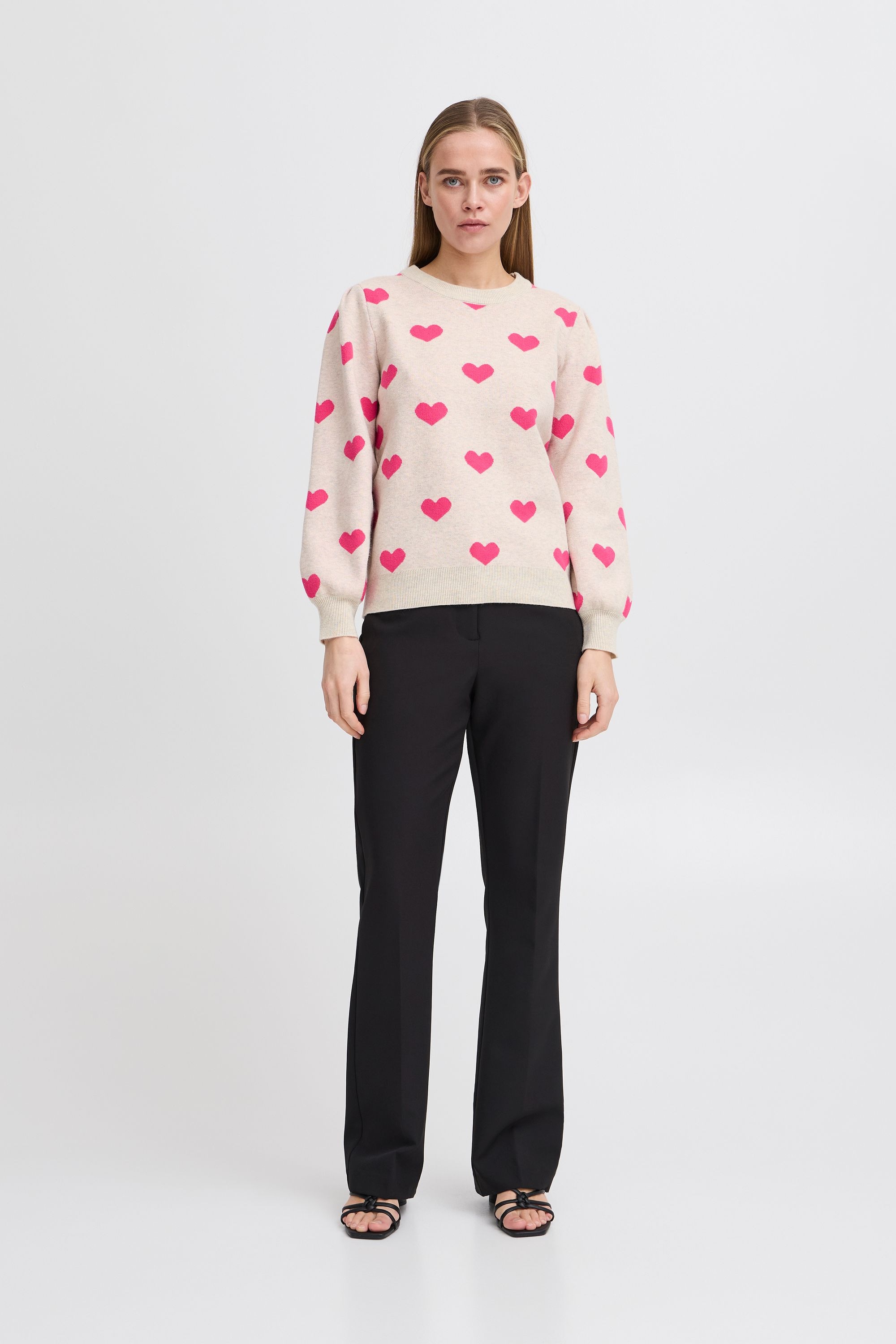 Ichi Strickfleece-Pullover »Strickpullover Damen Pullover - IHBRIELLE«