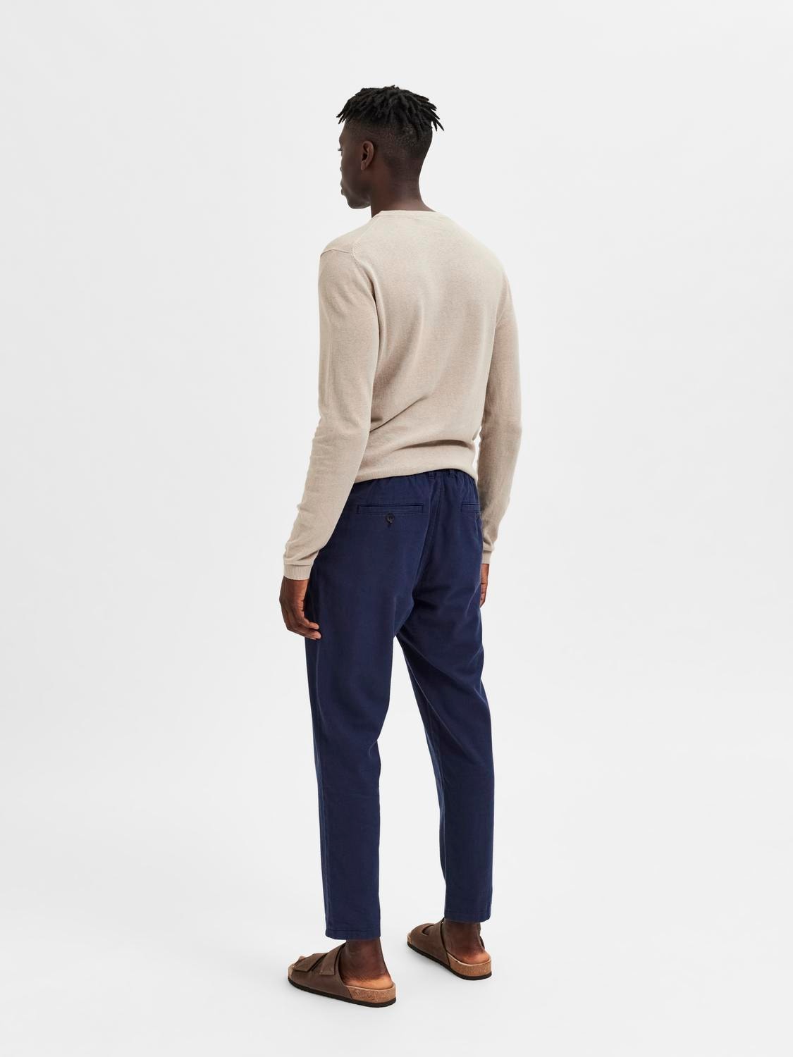 SELECTED HOMME Chinohose »SLH172-SLIMTAPE BRODY LINEN PANT NOOS«