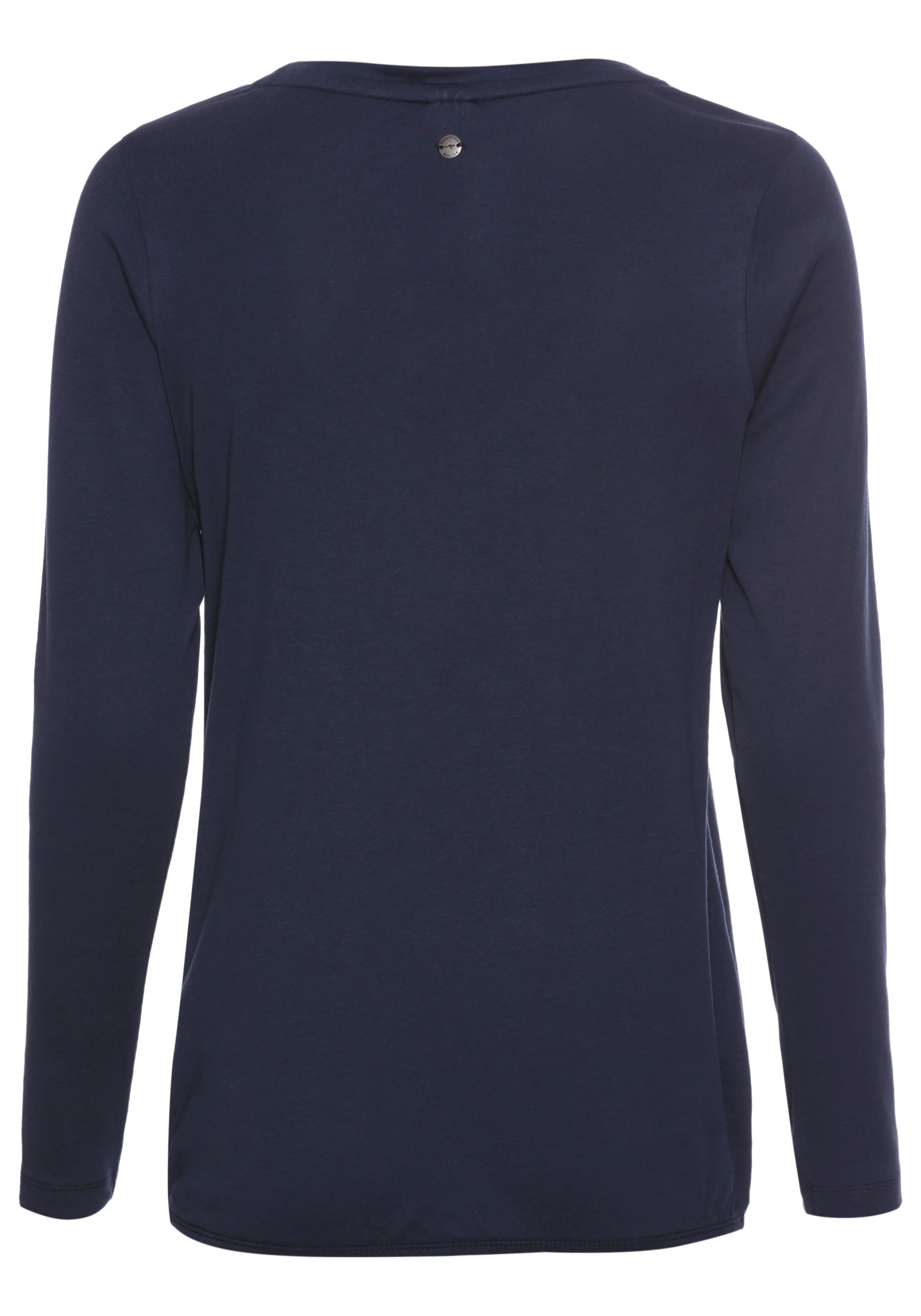 KangaROOS Langarmshirt, mit Placement-Print