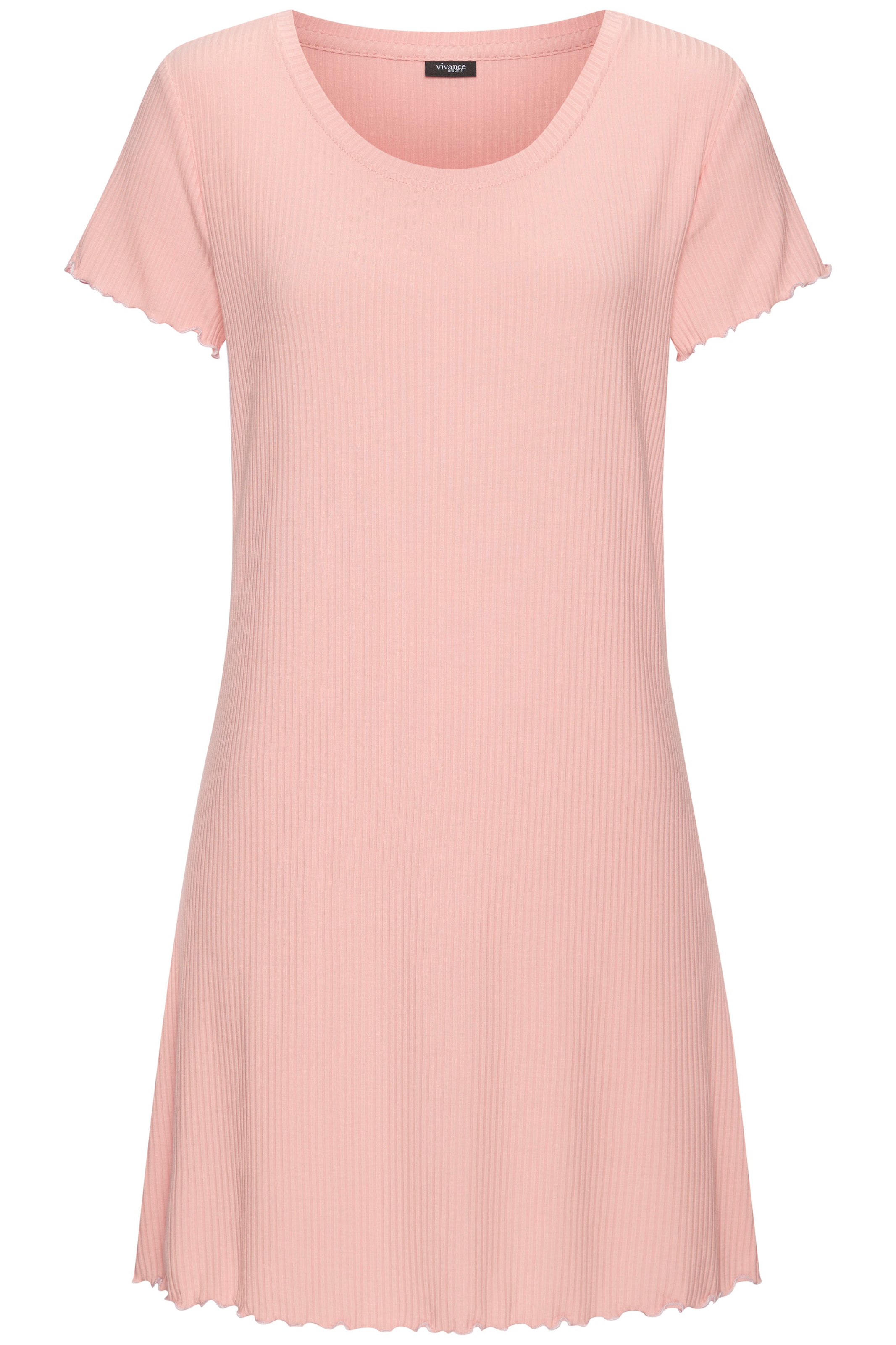 Vivance Dreams Nachthemd 1-teilig, 1 tlg. tlg. aus angenehmer Rippware