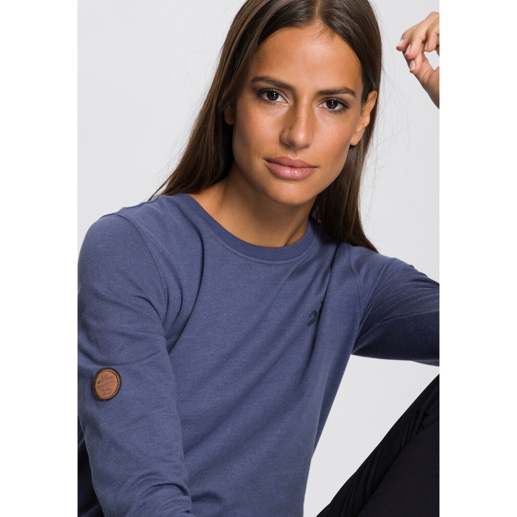 KangaROOS Longsweatshirt, mit silver-foil-logo-print auf der Brust - NEUE KOLLEKTION