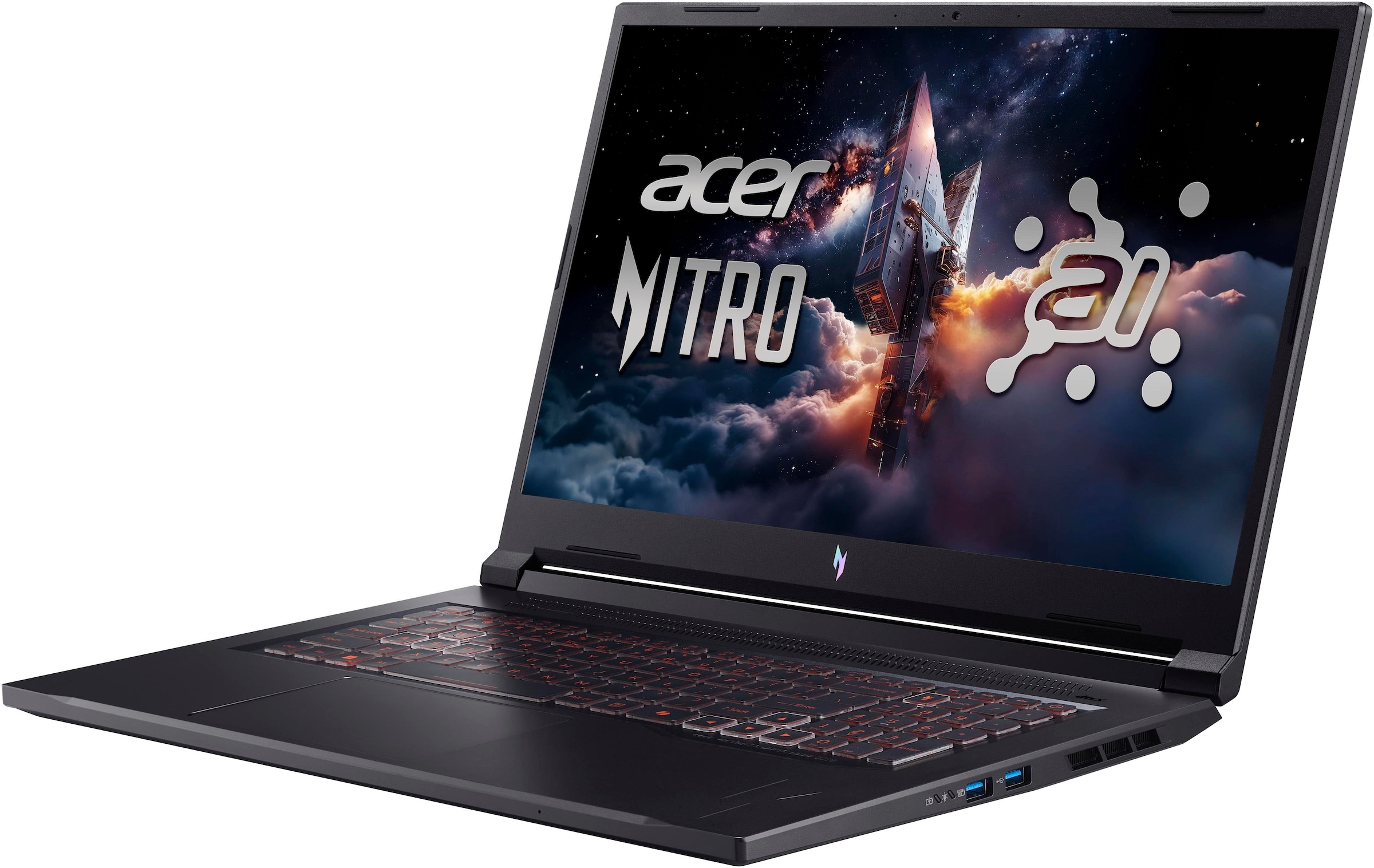 Acer Gaming-Notebook »ANV17-41 RTX 5050/5060/5070«, 43,94 cm, / 17,3 Zoll, AMD, Ryzen 5, GeForce RTX 5050, 512 GB SSD