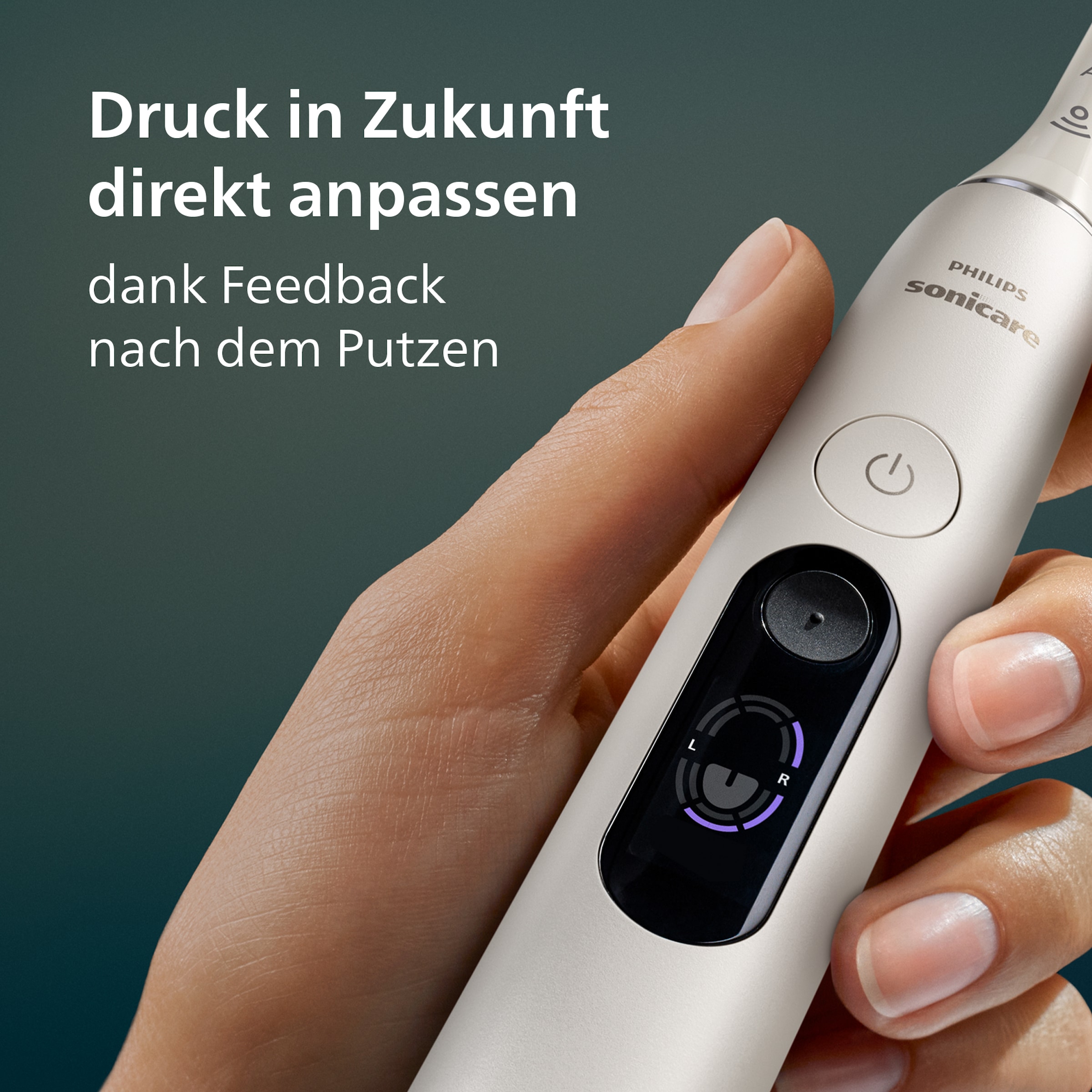 Philips Sonicare Elektrische Zahnbürste »DiamondClean 8500 HX8513/11« 1 Stk. Aufsteckbürsten