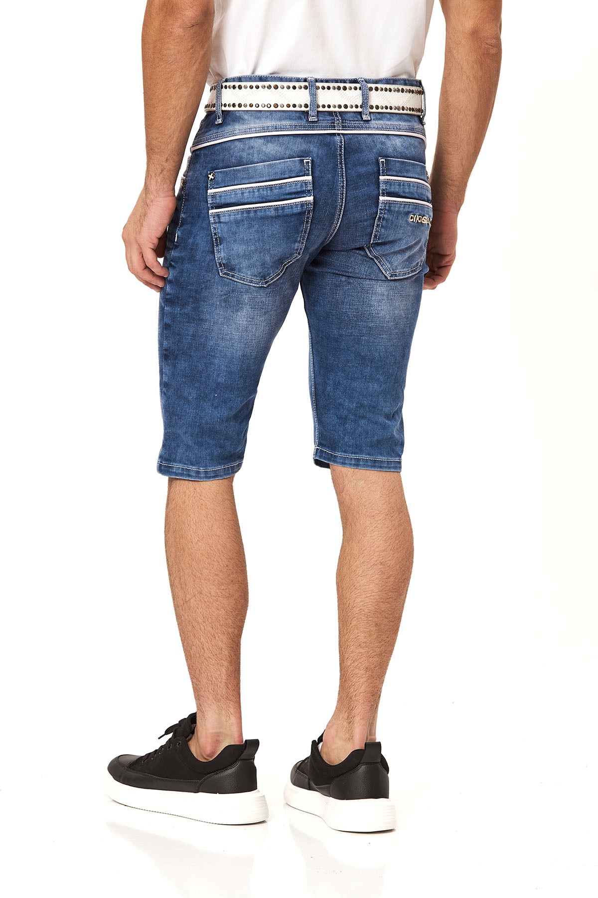 Cipo & Baxx Jeansbermudas Baumwolle, regular fit