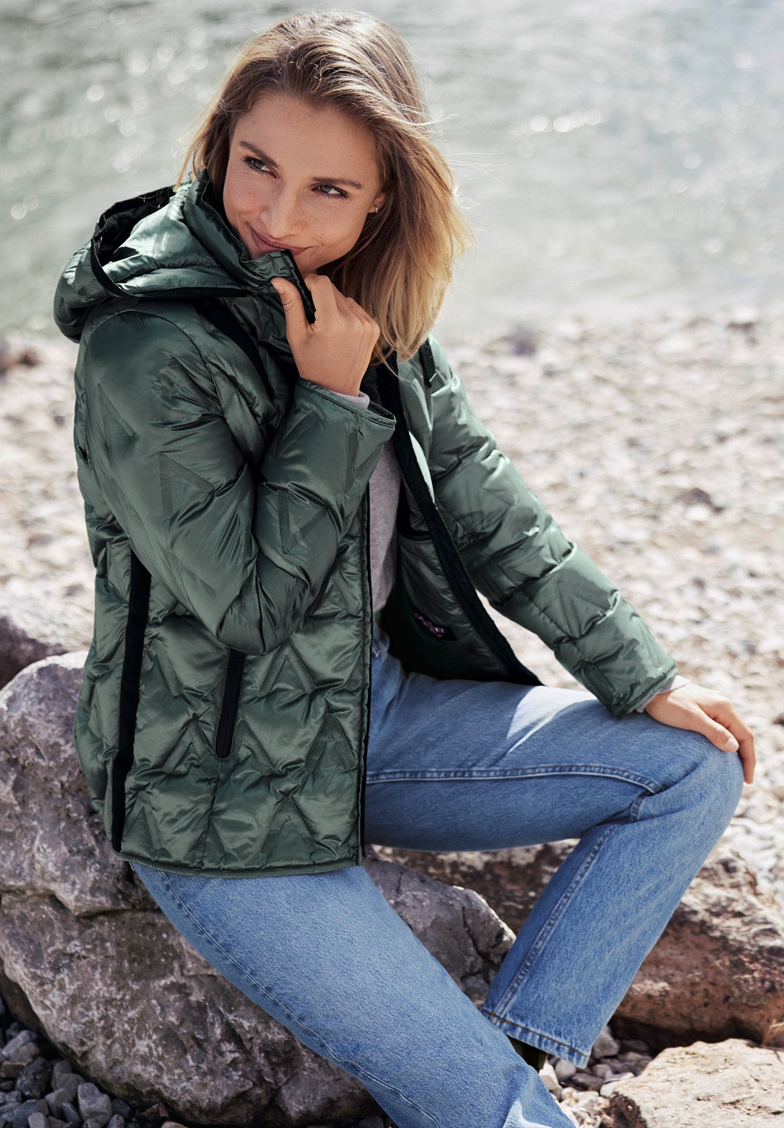 Gil Bret Daunenjacke »Daunenjacke mit Kapuze«