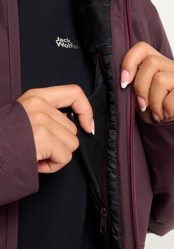 Jack Wolfskin Winterjacke »HEIDELSTEIN INS JKT W«, mit Kapuze