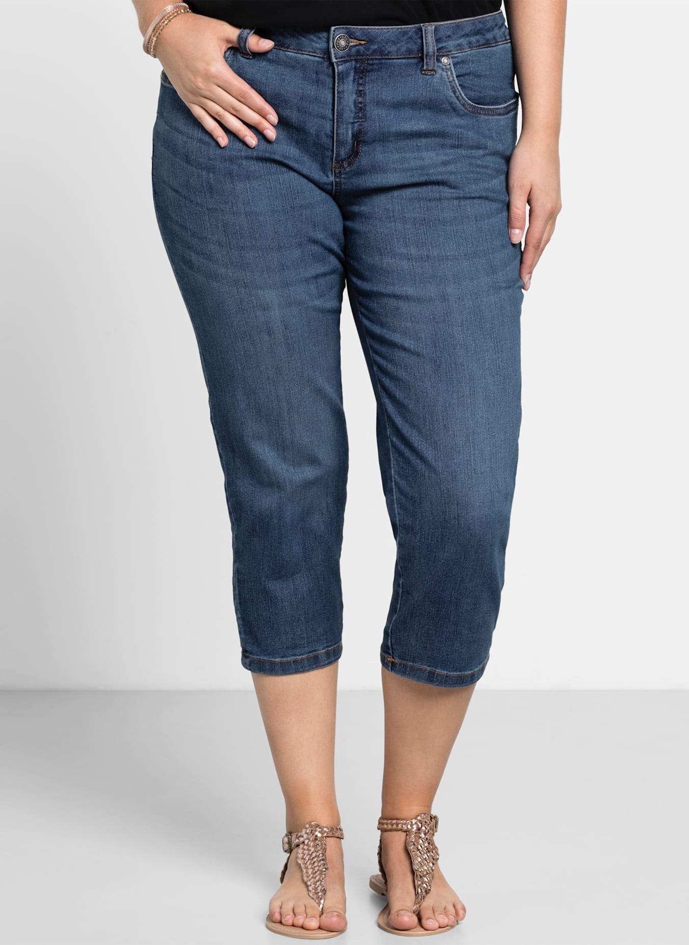 Sheego 5-Pocket-Jeans, (1 tlg.)