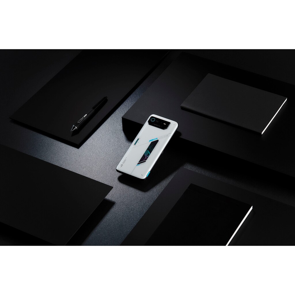 Asus Smartphone »ROG Phone 6«, Storm White, 17,22 cm/6,78 Zoll, 256 GB Speicherplatz, 50 MP Kamera