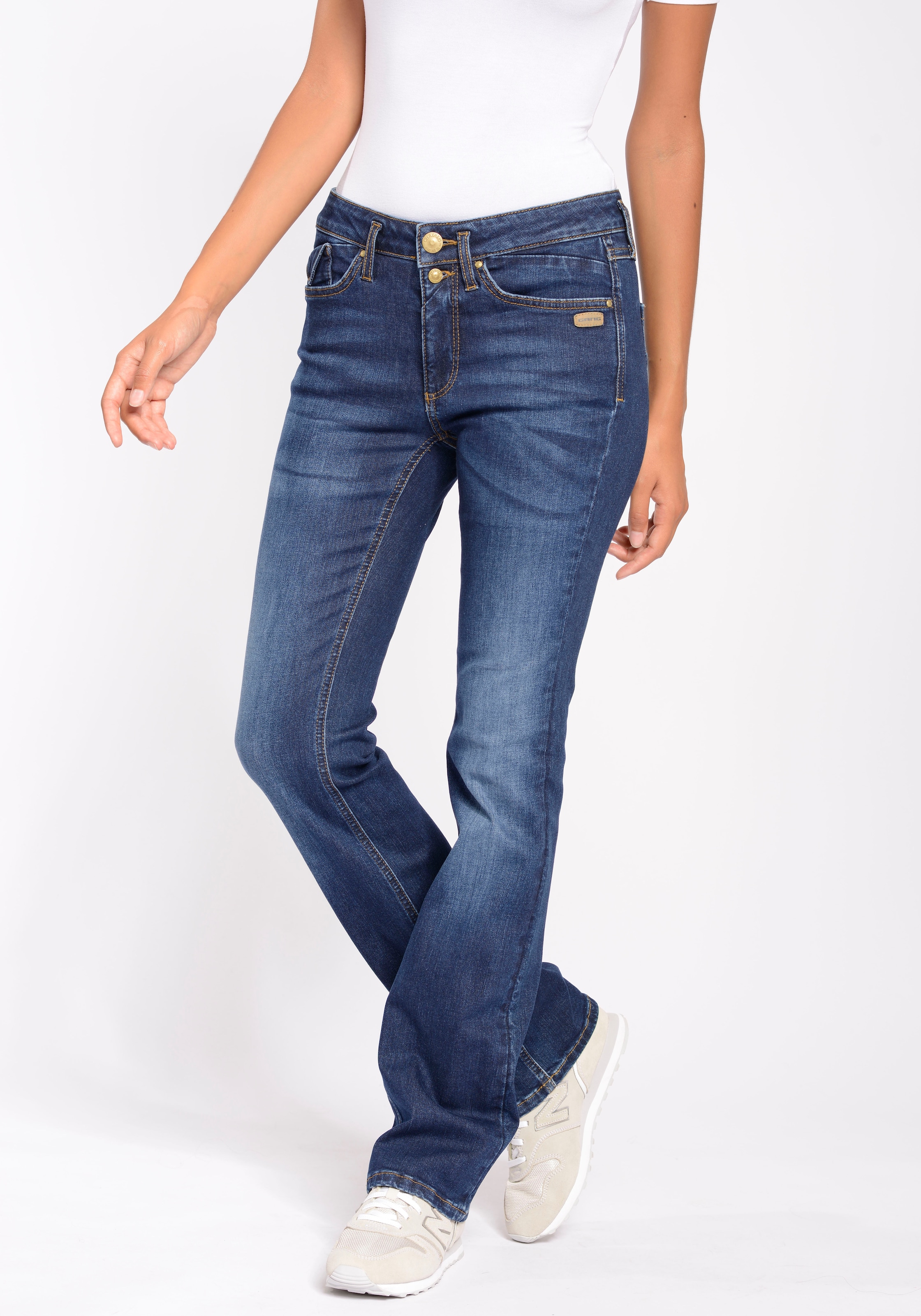 GANG Bootcut-Jeans »94ELISA LIGHT BOOTCUT«, aus der ECO LINE mit Bio-Baumwolle und Stretch