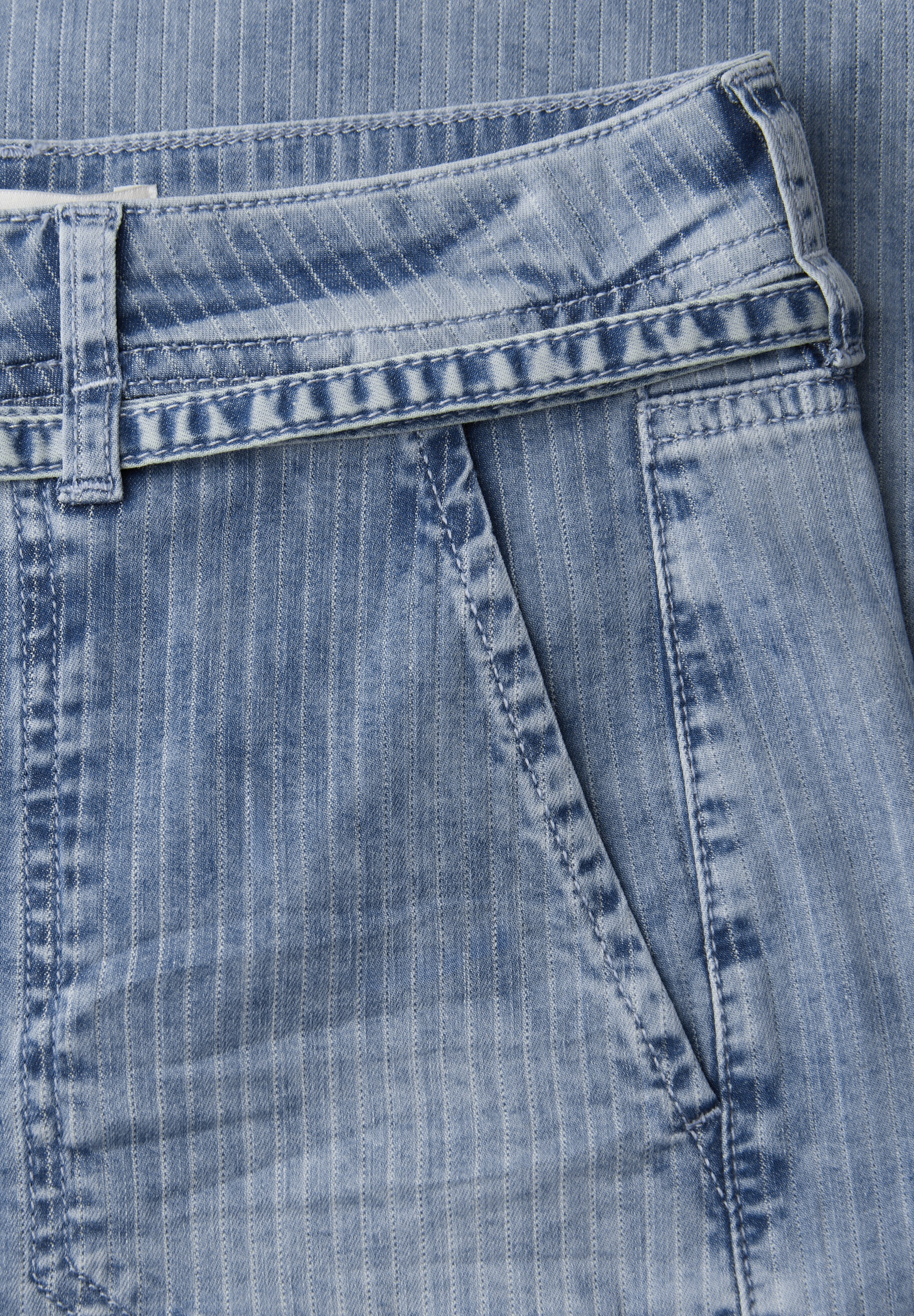STREET ONE Weite Jeans »Style Emee« mit Streifen Muster