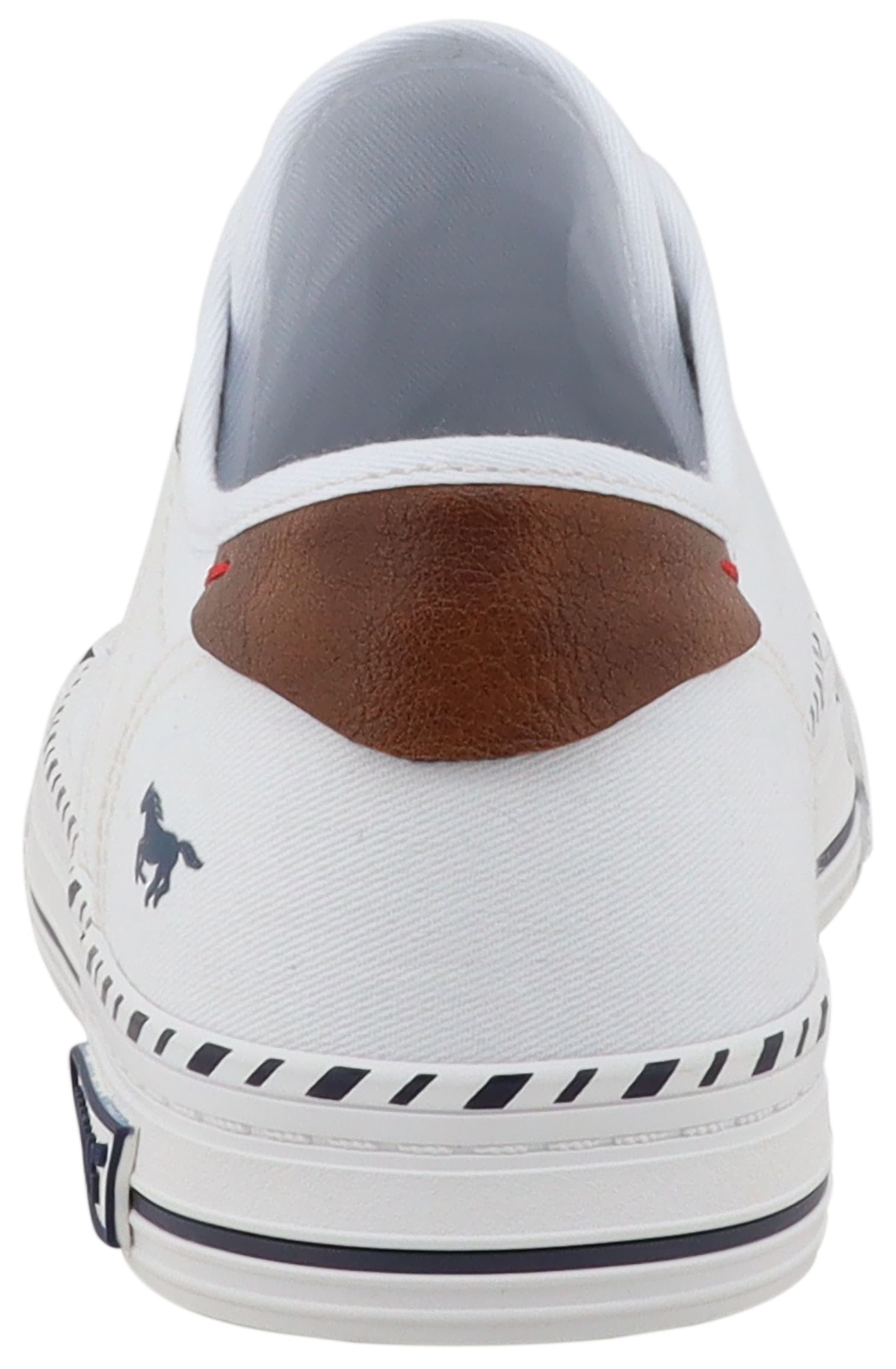Mustang Shoes Slip-On Sneaker »Magdalena«  Freizeitschuh, Slipper, Schlupfschuh mit Kontrastbesätzen