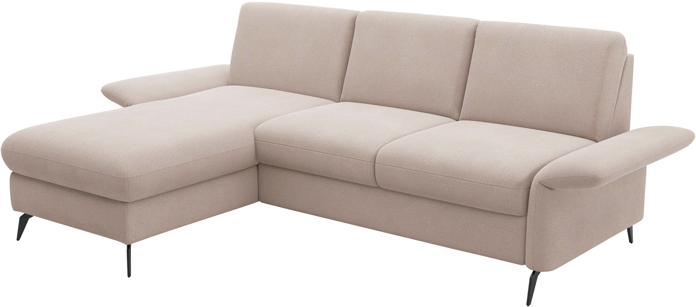 Home affaire Ecksofa »Rochelle«, wahlweise mit Bettfunktion, Bettkasten und Armteilverstellung
