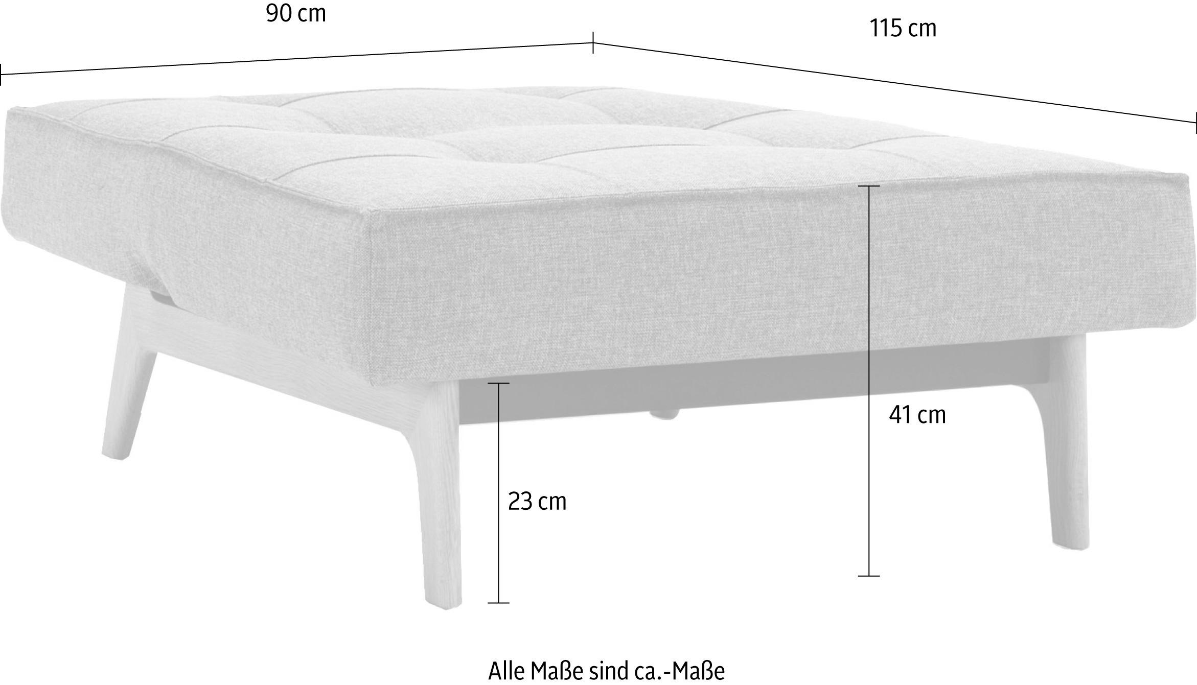INNOVATION LIVING ™ Sessel »Splitback«, mit Eik Beine, in skandinavischen Design