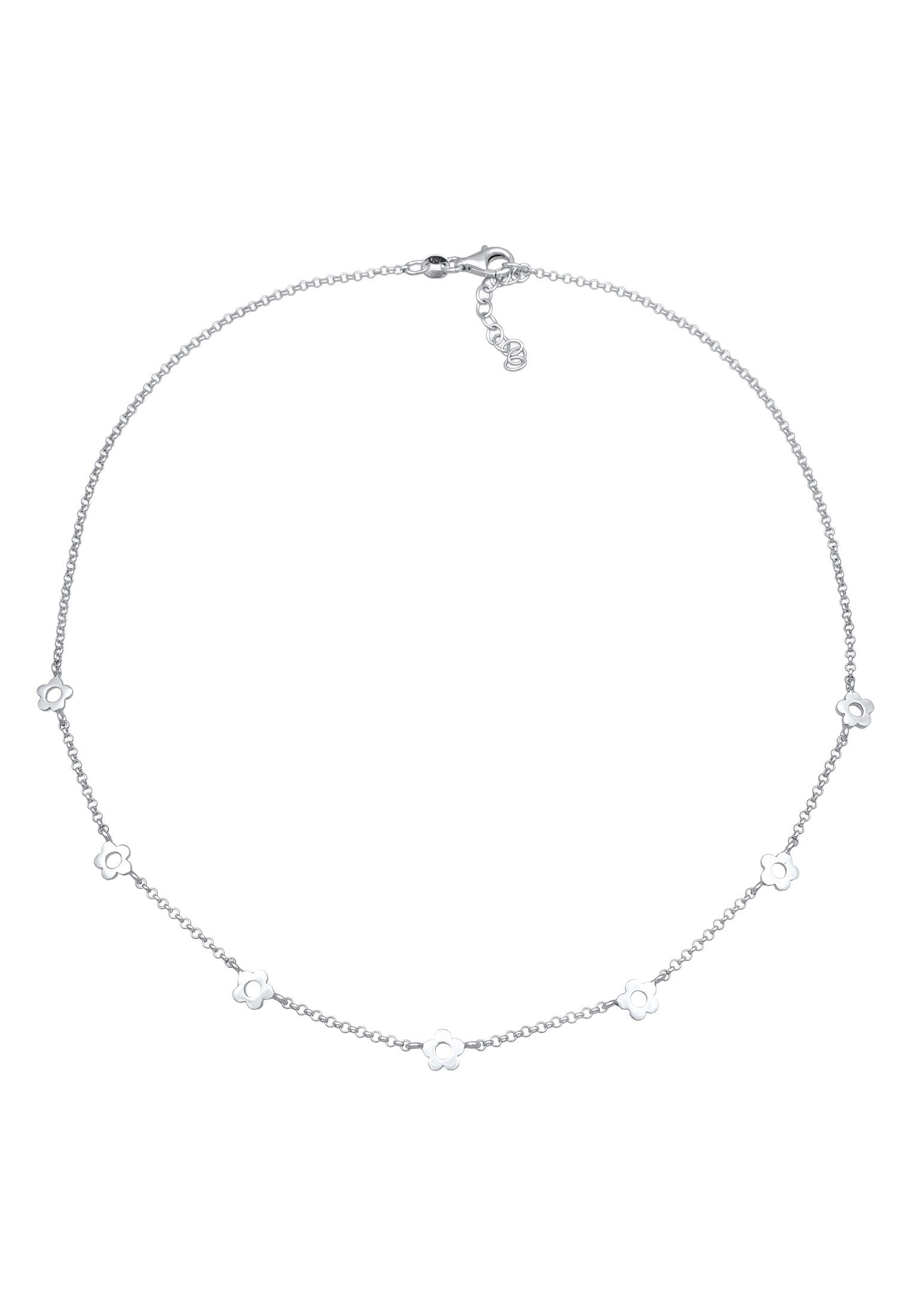 Elli Silberkette »Halskette Kinder Blumen Blüte Flower 925 Silber«