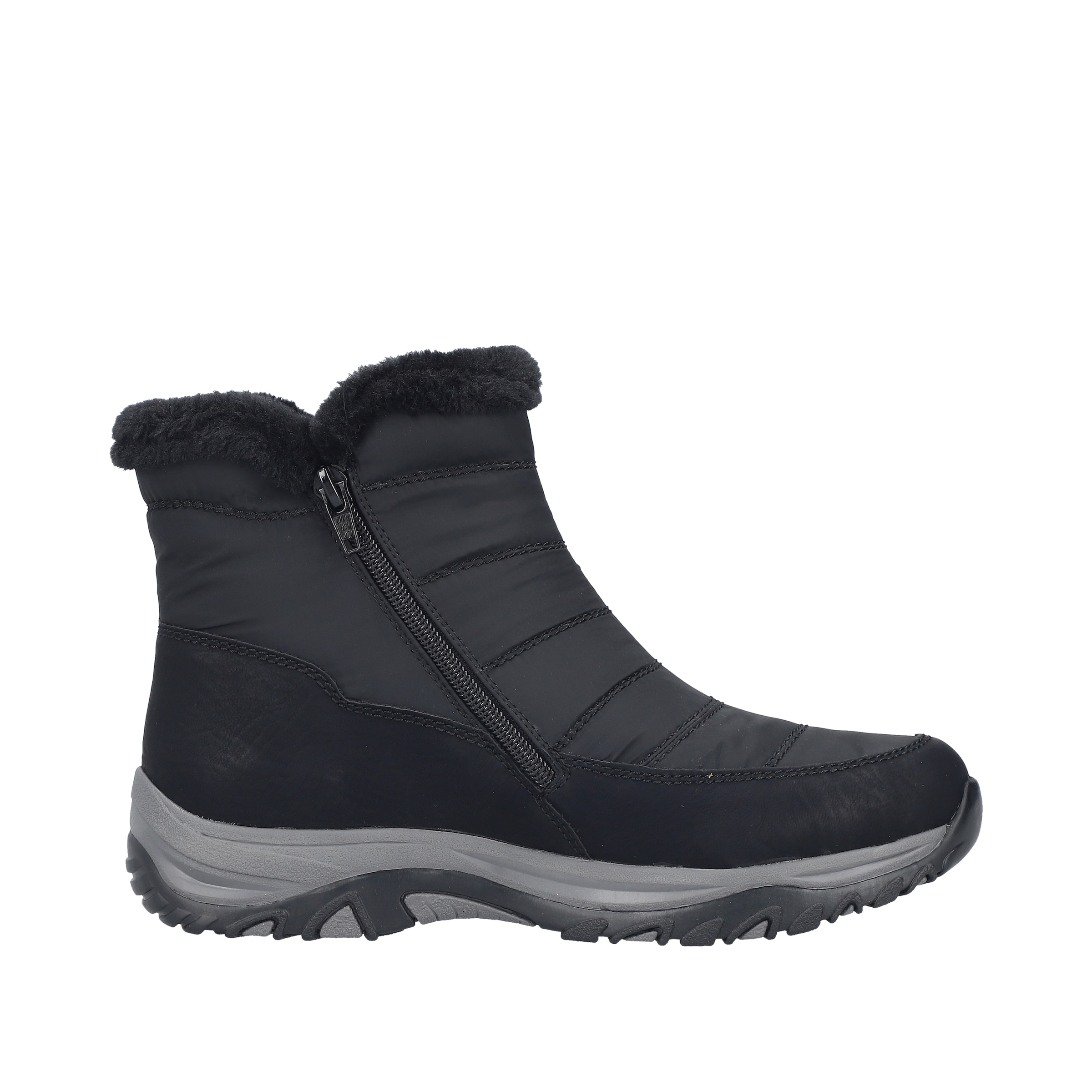 Rieker Winterboots  Winterstiefelette, Snowboots mit Reißverschlüsse und Warmfutter