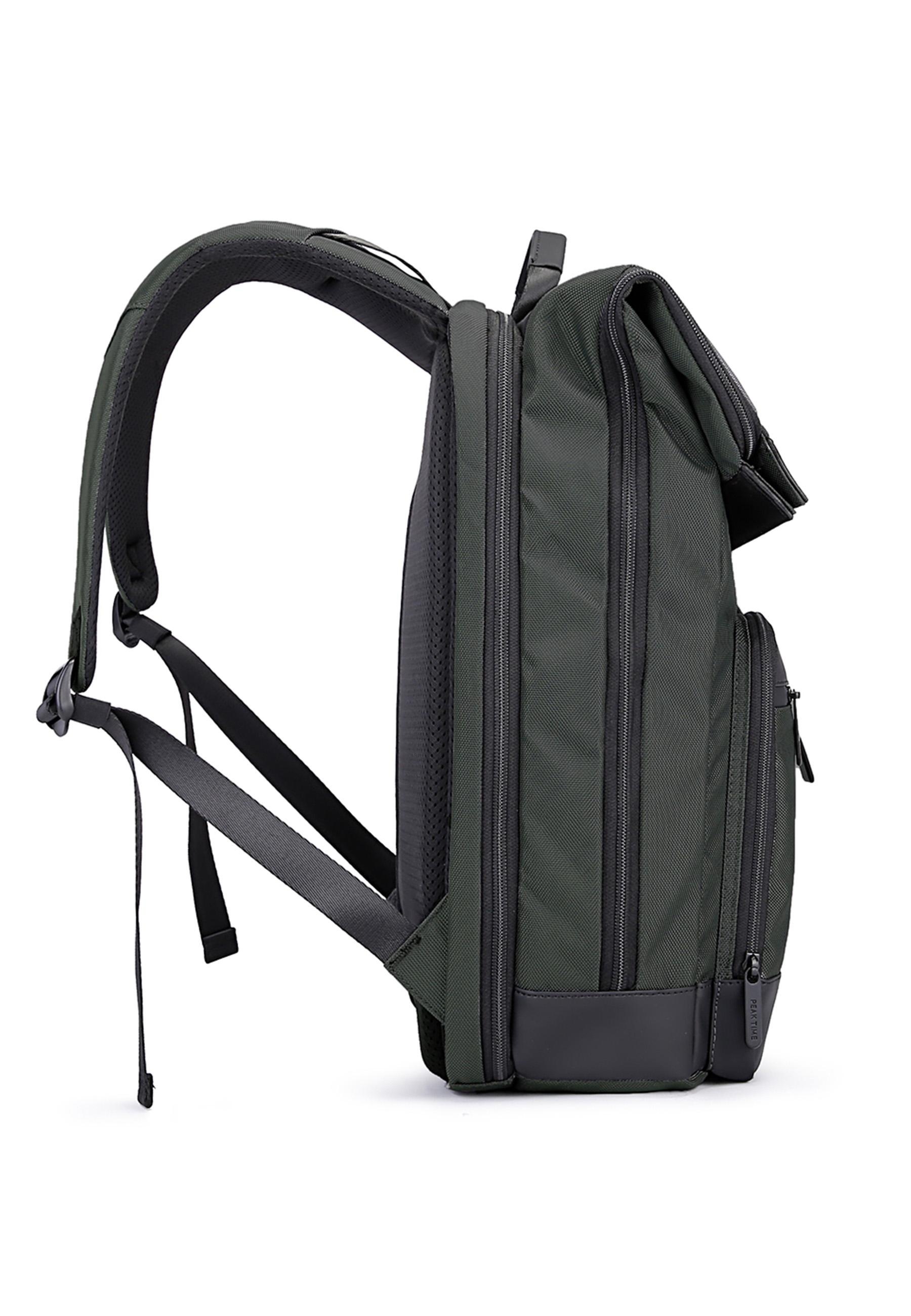 PEAK TIME Tagesrucksack »Tagesrucksack PT-303«, Cityrucksack mit Rolltop