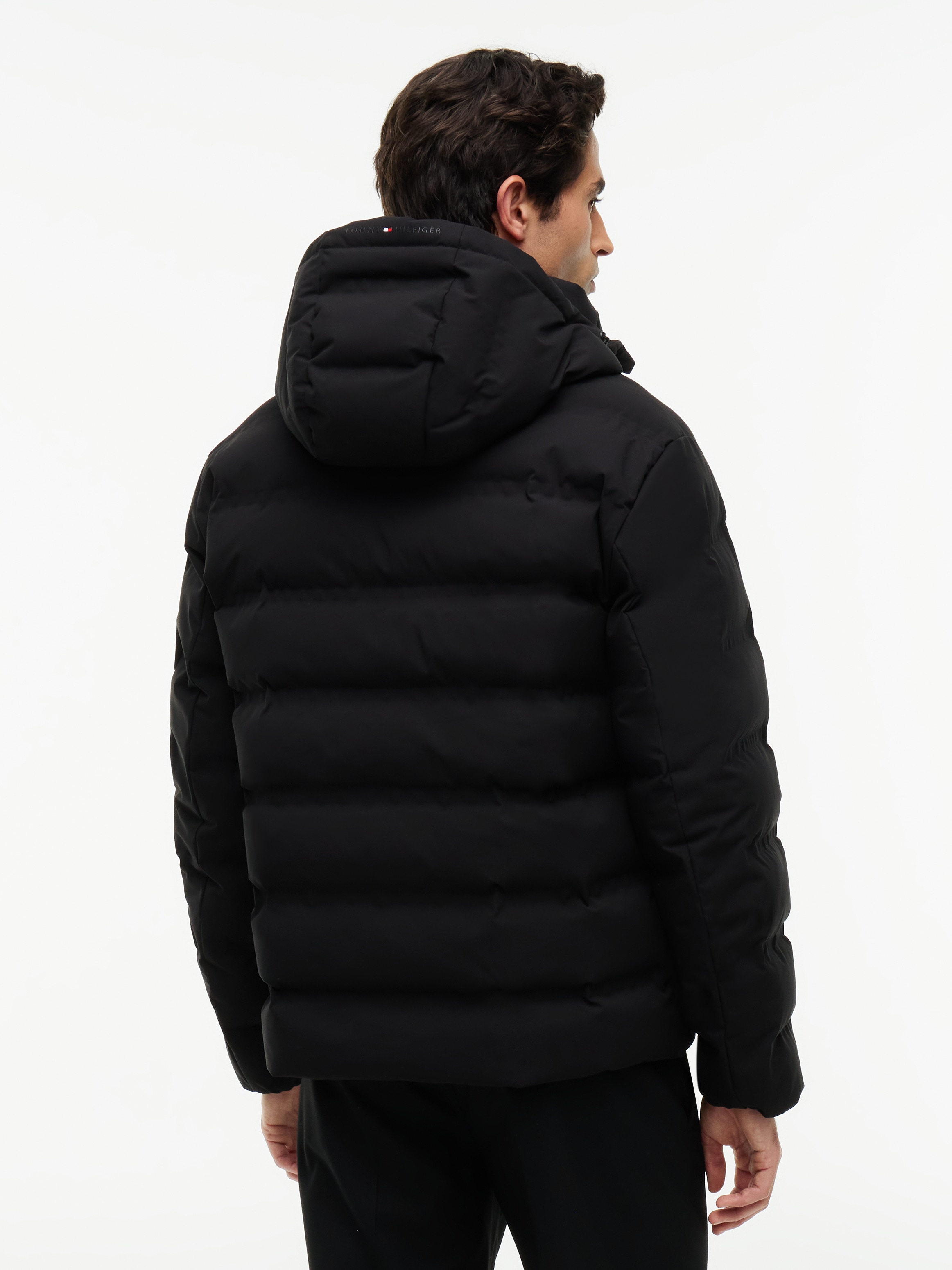 Tommy Hilfiger Steppjacke »TECH HEAT SEALED JACKET« mit Kapuze wärmeversiegelt, Winter, 2-Wege-Reißverschluss