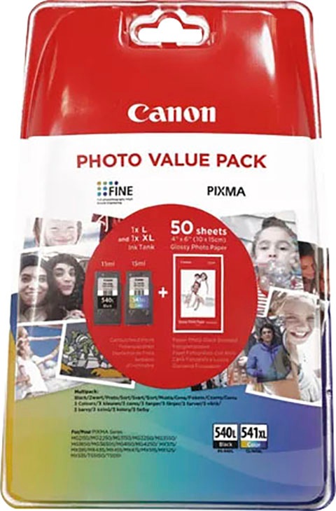 Canon Tintenpatrone »PIXMA Photo Value Pack 540L/541 XL (5224B007)«