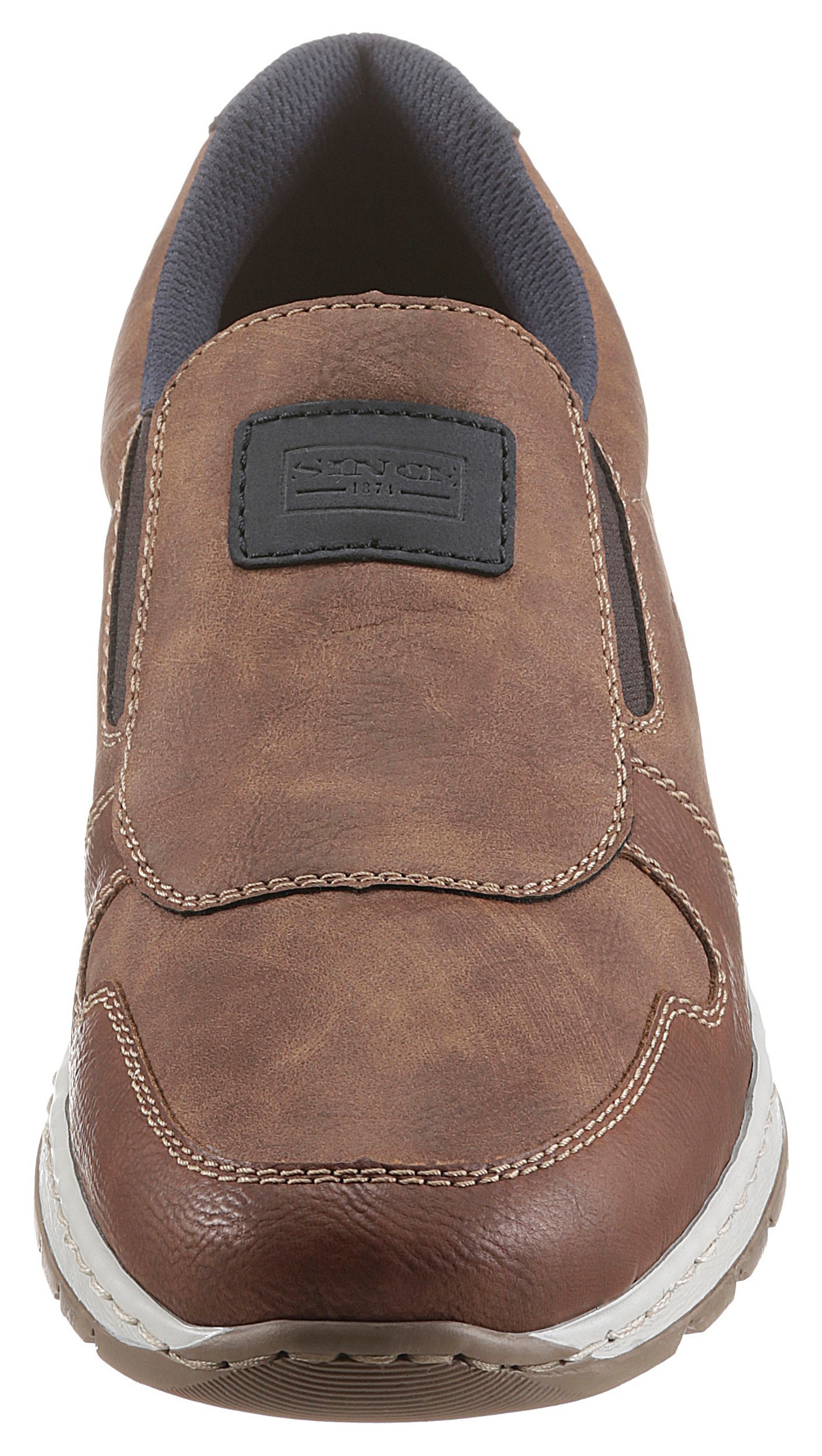 Rieker Slipper  mit seitlicher Logoprägung