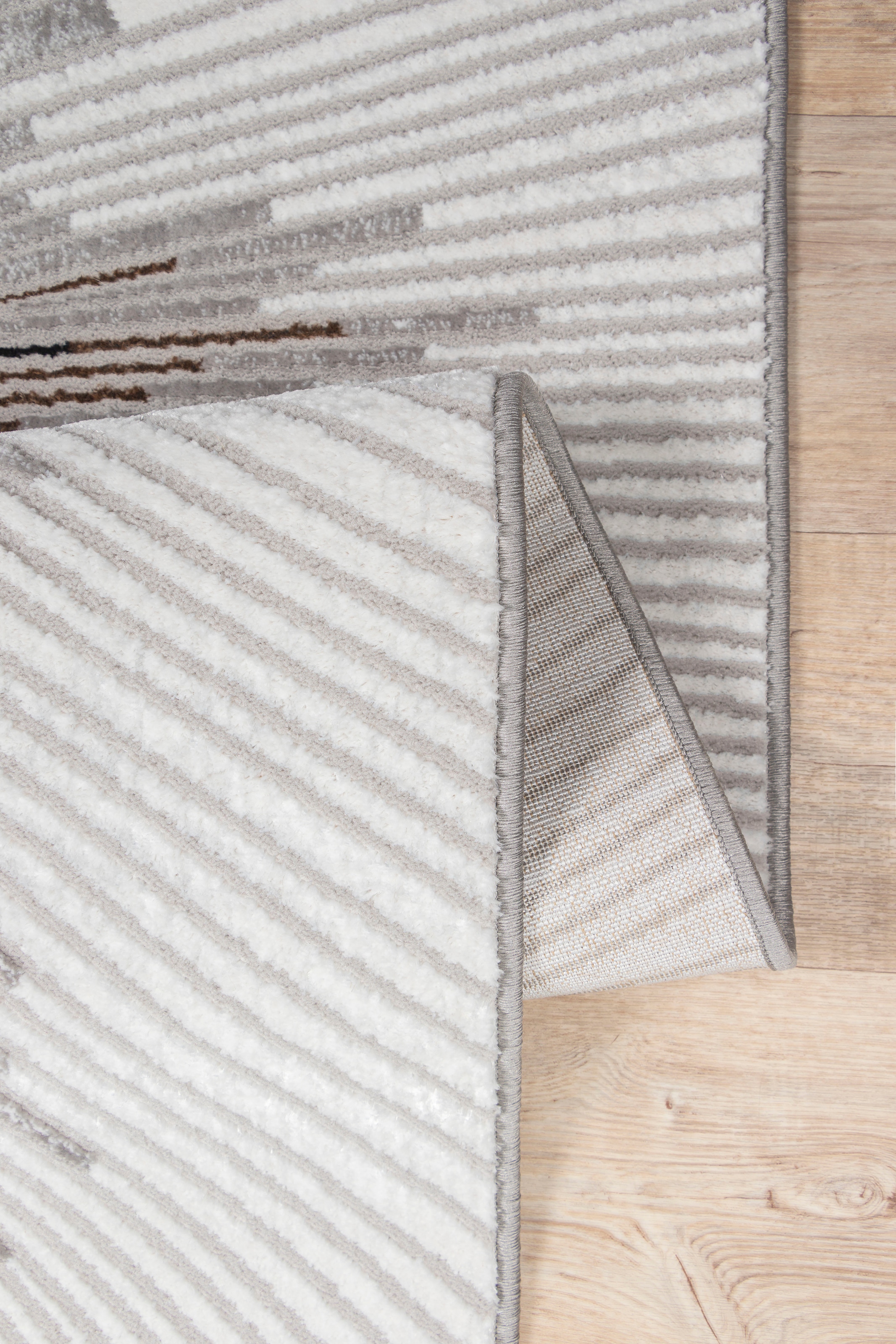 Leonique Teppich »Elora Wohnzimmer bei online elegantes leichtem Tief mit Hoch OTTO Kurzflor«, Glanz, rechteckig, Struktur, Design