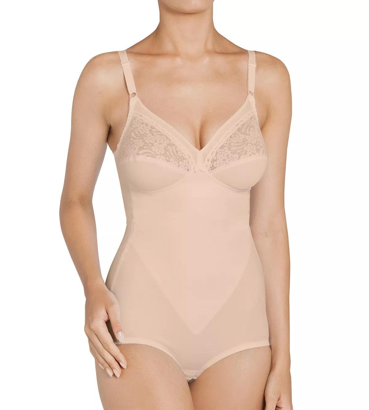 Triumph Miederbody »Formfit BS X« florale Spitze, runder Rückenausschnitt, tiefer V-Ausschnitt
