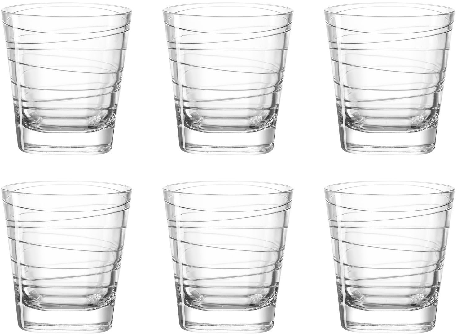 LEONARDO Whiskyglas »VARIO«, (Set, 6 tlg.), 250 ml, 6-teilig