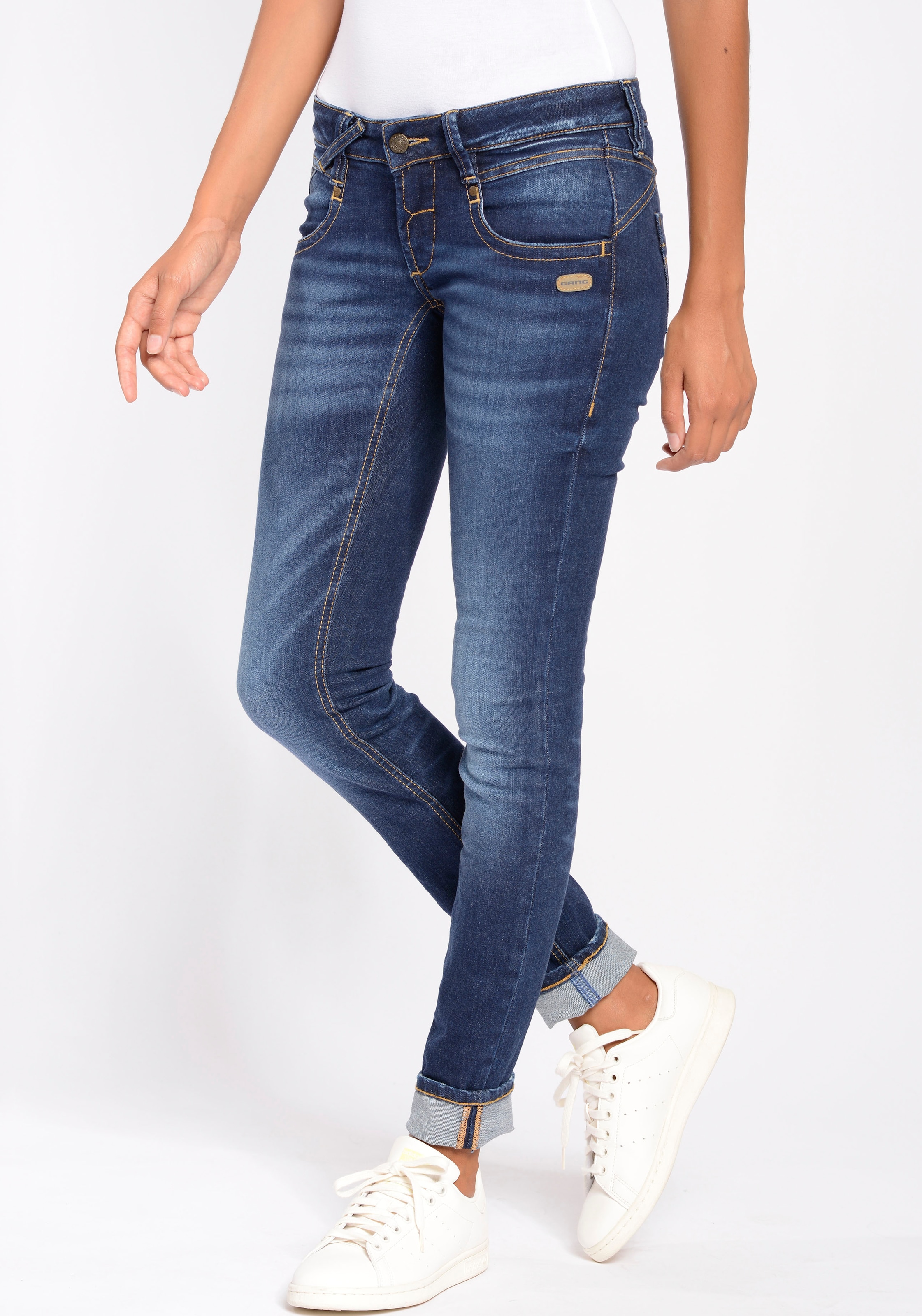 OTTO Skinny-fit-Jeans Leibhöhe GANG bei mit niedriger »94NENA«, online kaufen