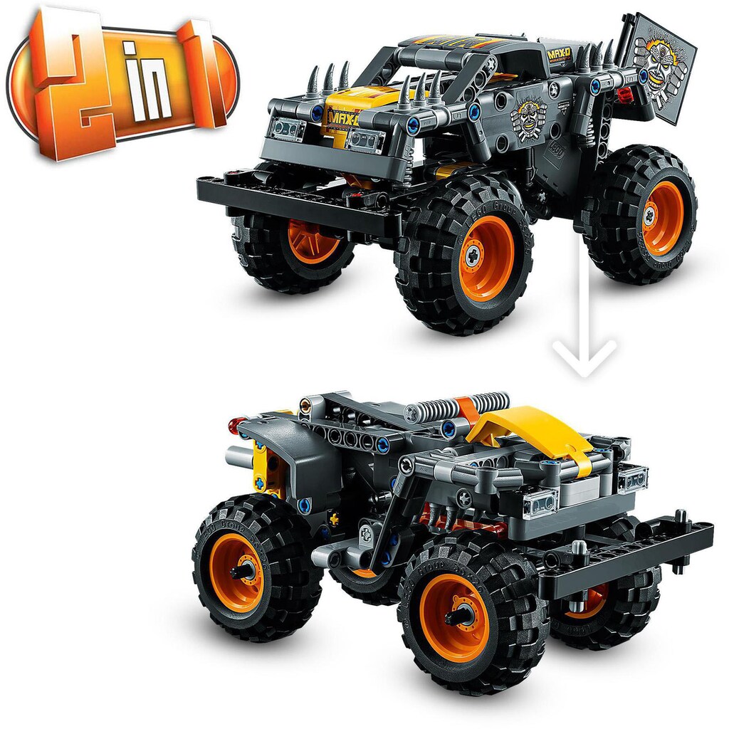 LEGO® Konstruktionsspielsteine »Monster Jam® Max-D® (42119), LEGO® Technic«, (230 St.), Made in Europe