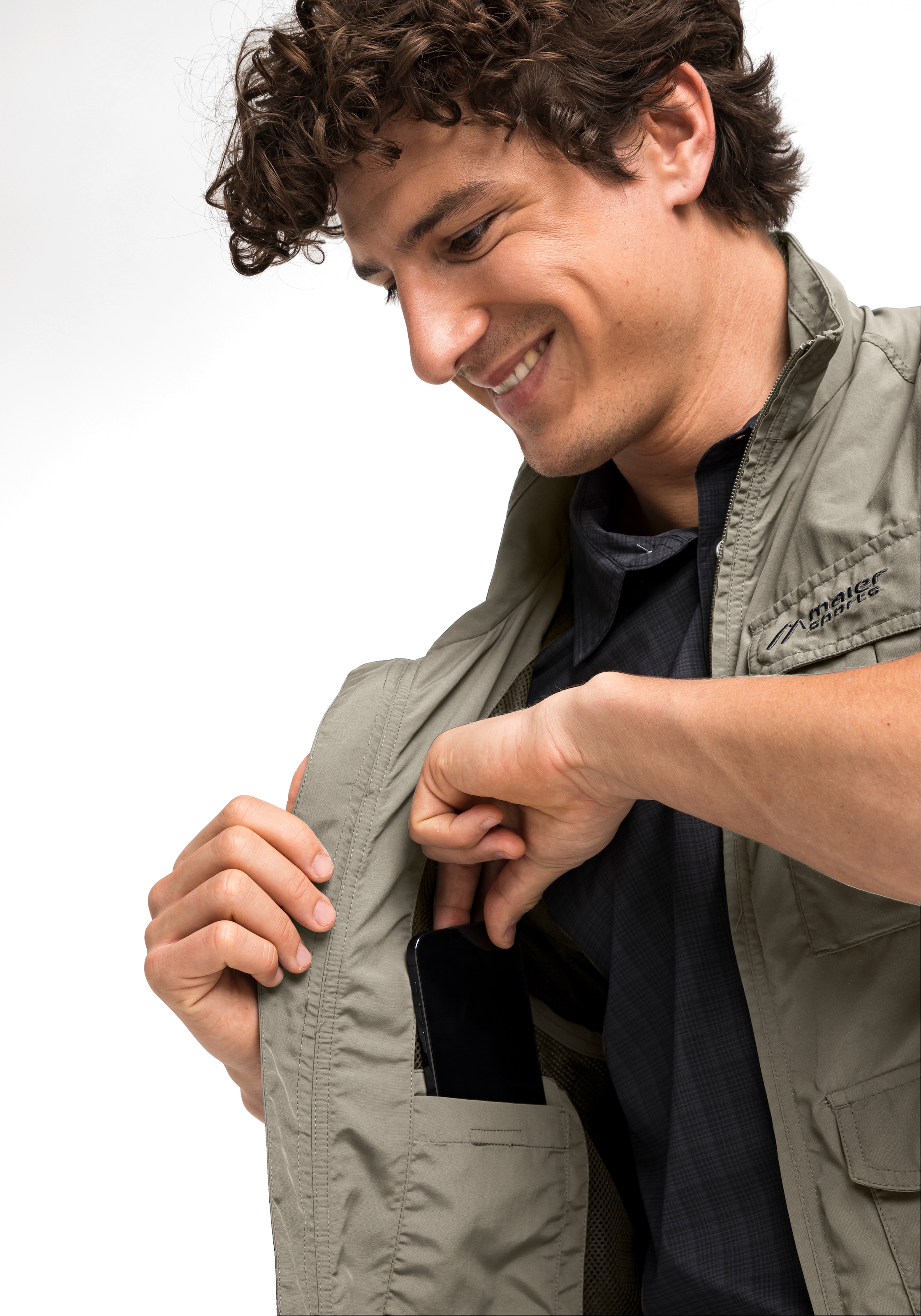 Maier Sports Funktionsjacke »Valdemar«, Vielseitige Funktionsweste, perfekt für Wandern und Reise