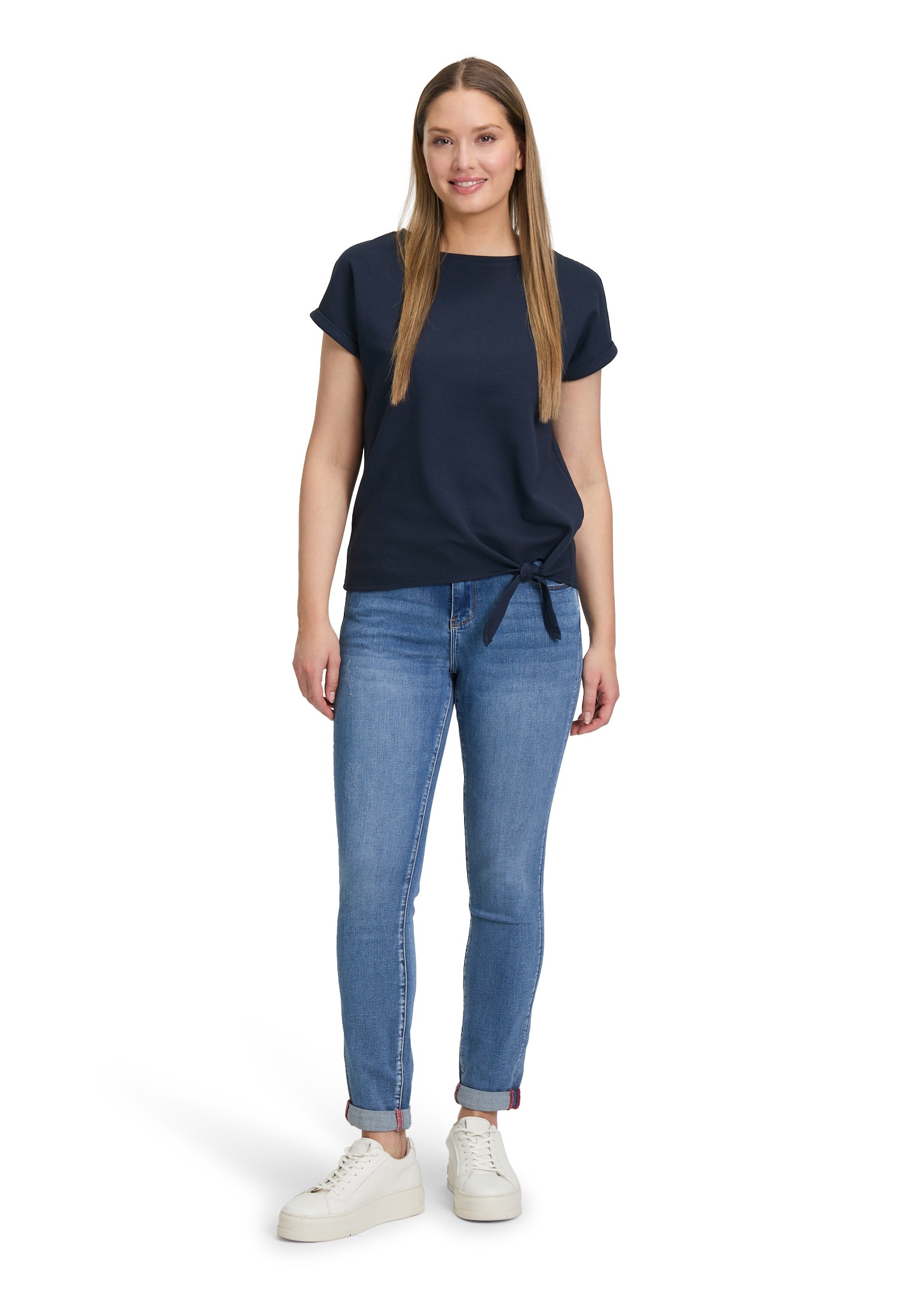 Betty Barclay Kurzarmshirt »Halbarm-Shirt mit Schleifenknoten«