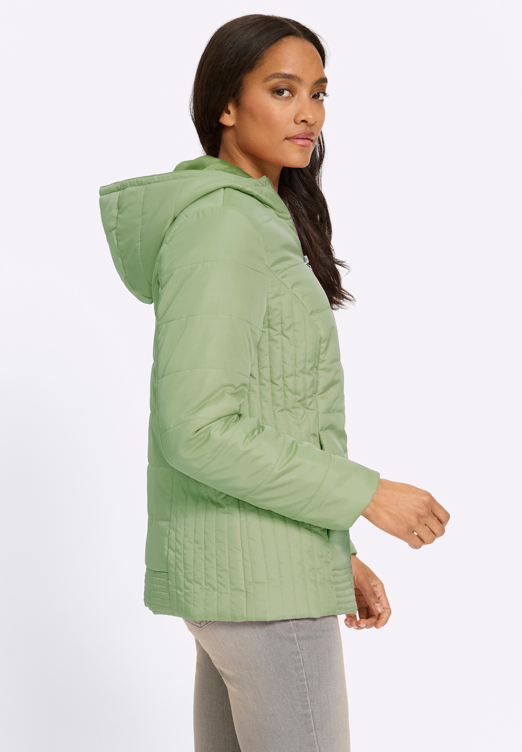 heine Steppjacke »Steppjacke Steppjacke mit Kapuze« mit Kapuze