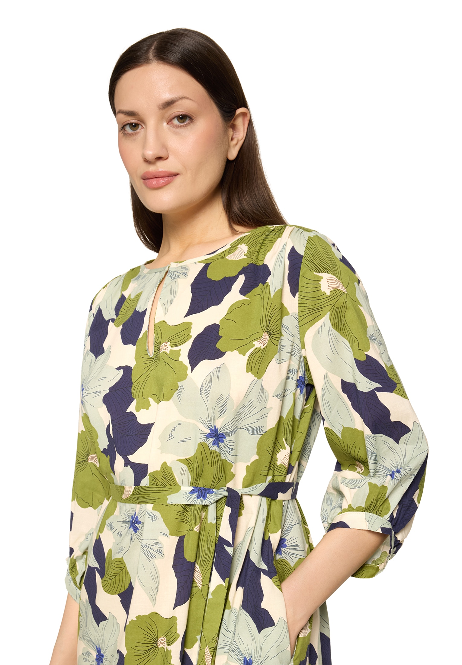 Cartoon Sommerkleid »Blumenkleid mit Bindegürtel«