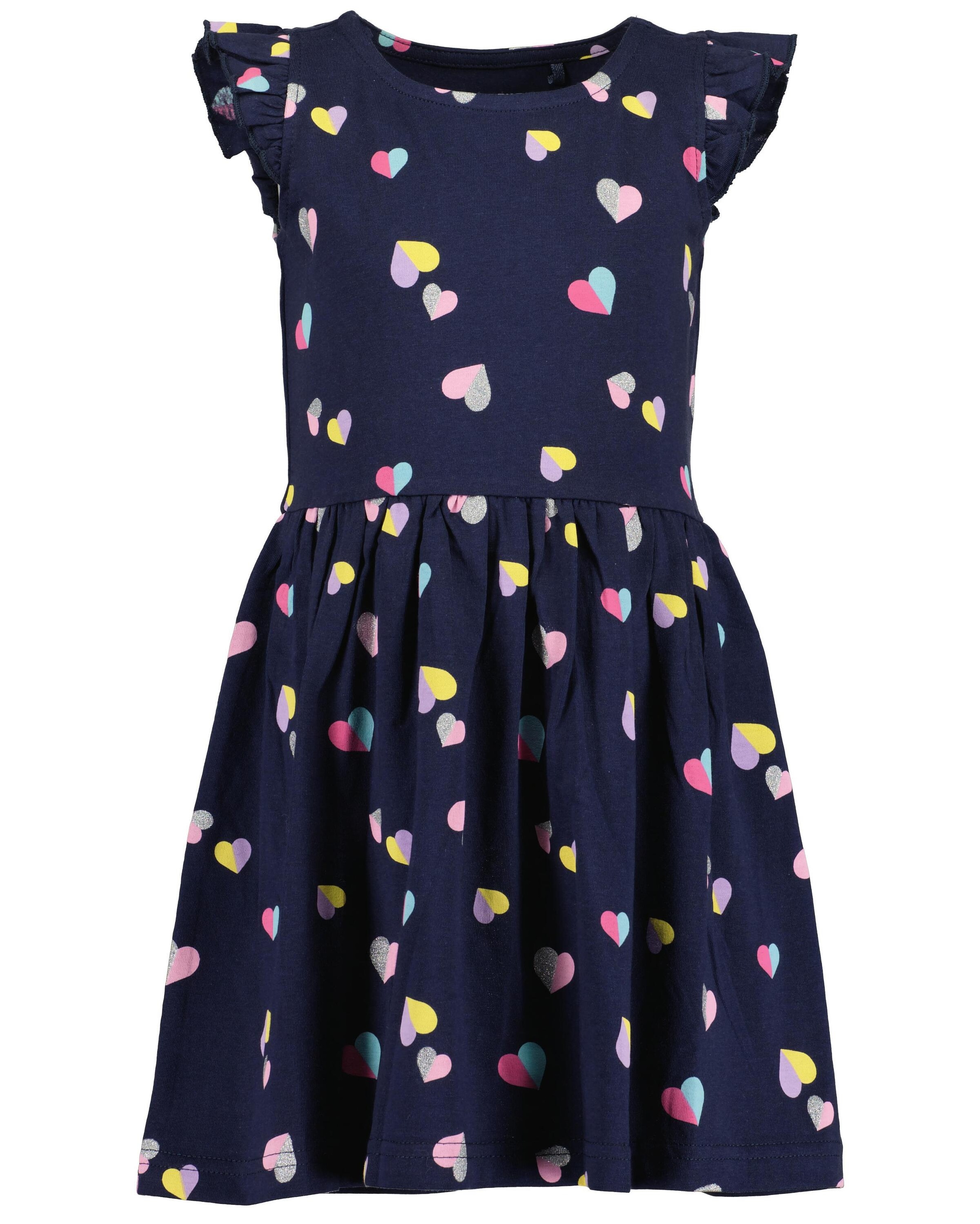 Blue Seven Jerseykleid »Blue Seven 2er Pack Mädchen Kleider gestreift und mit Herzen«