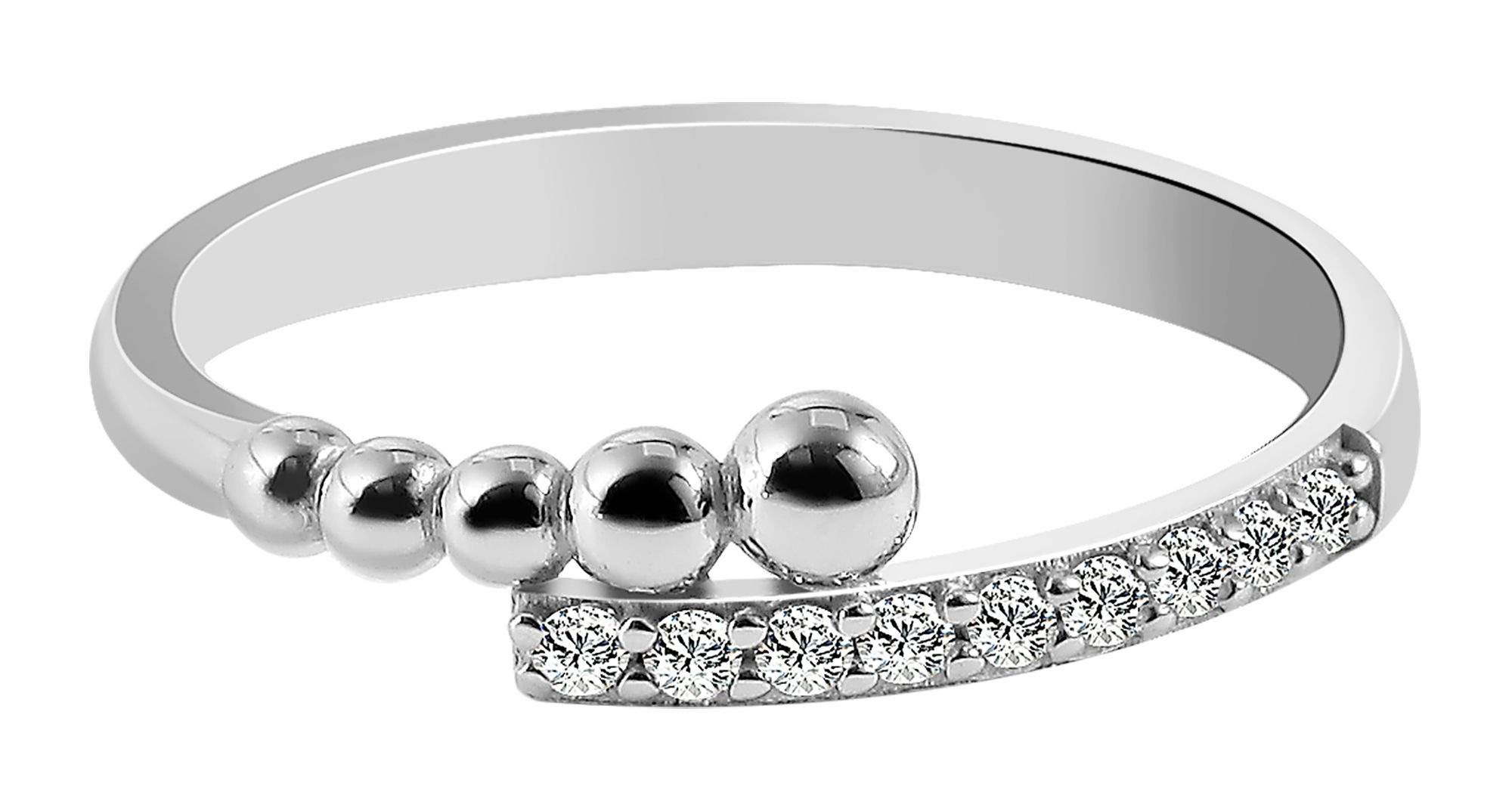 Adelia´s Fingerring »Damen Ring aus 925 Silber mit Zirkonia«