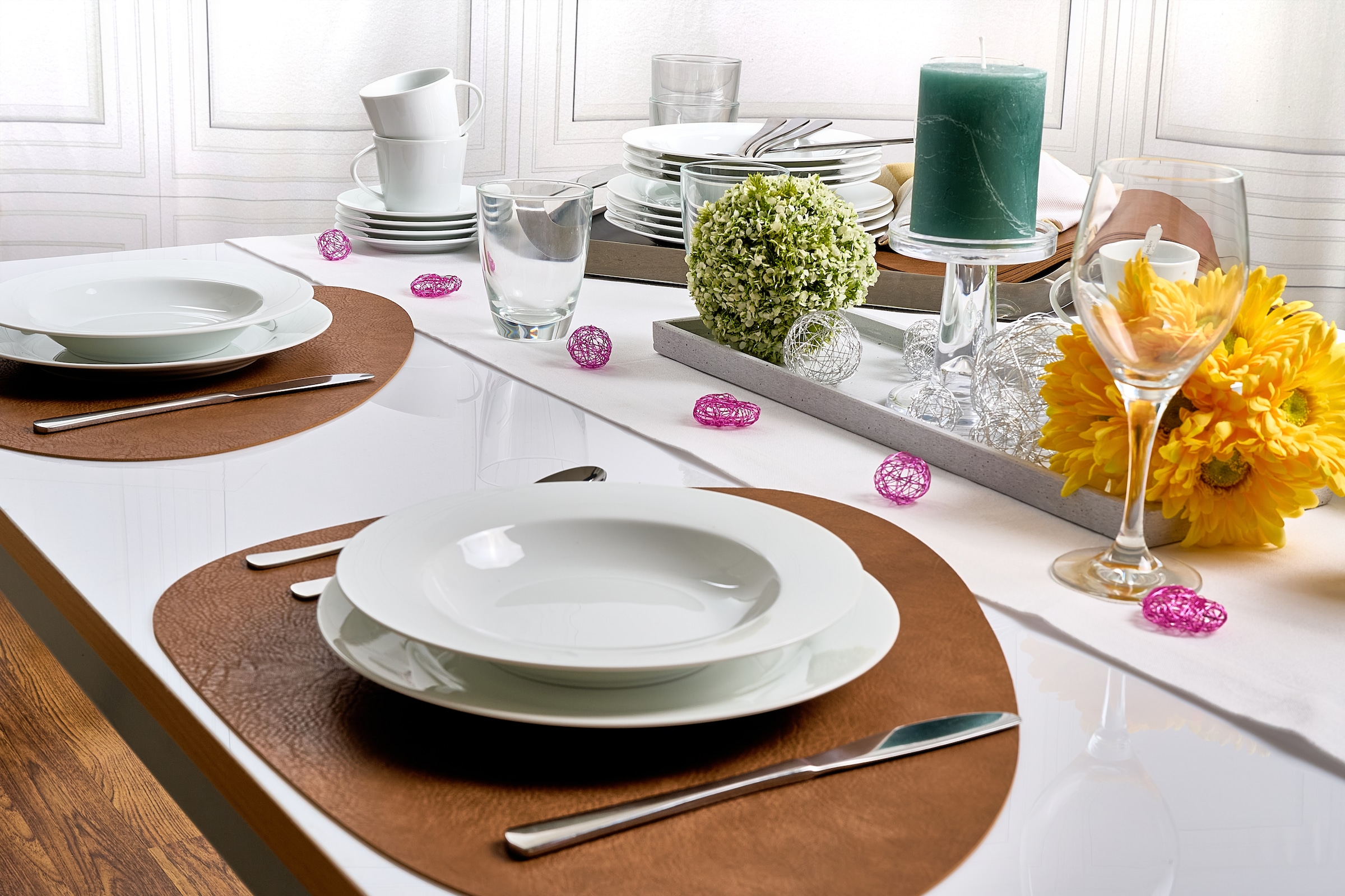 Retsch Arzberg Kombiservice »Geschirr-Set, Service Classico« zeitlose, schlichte Form, 30 Teile, für 6 Personen