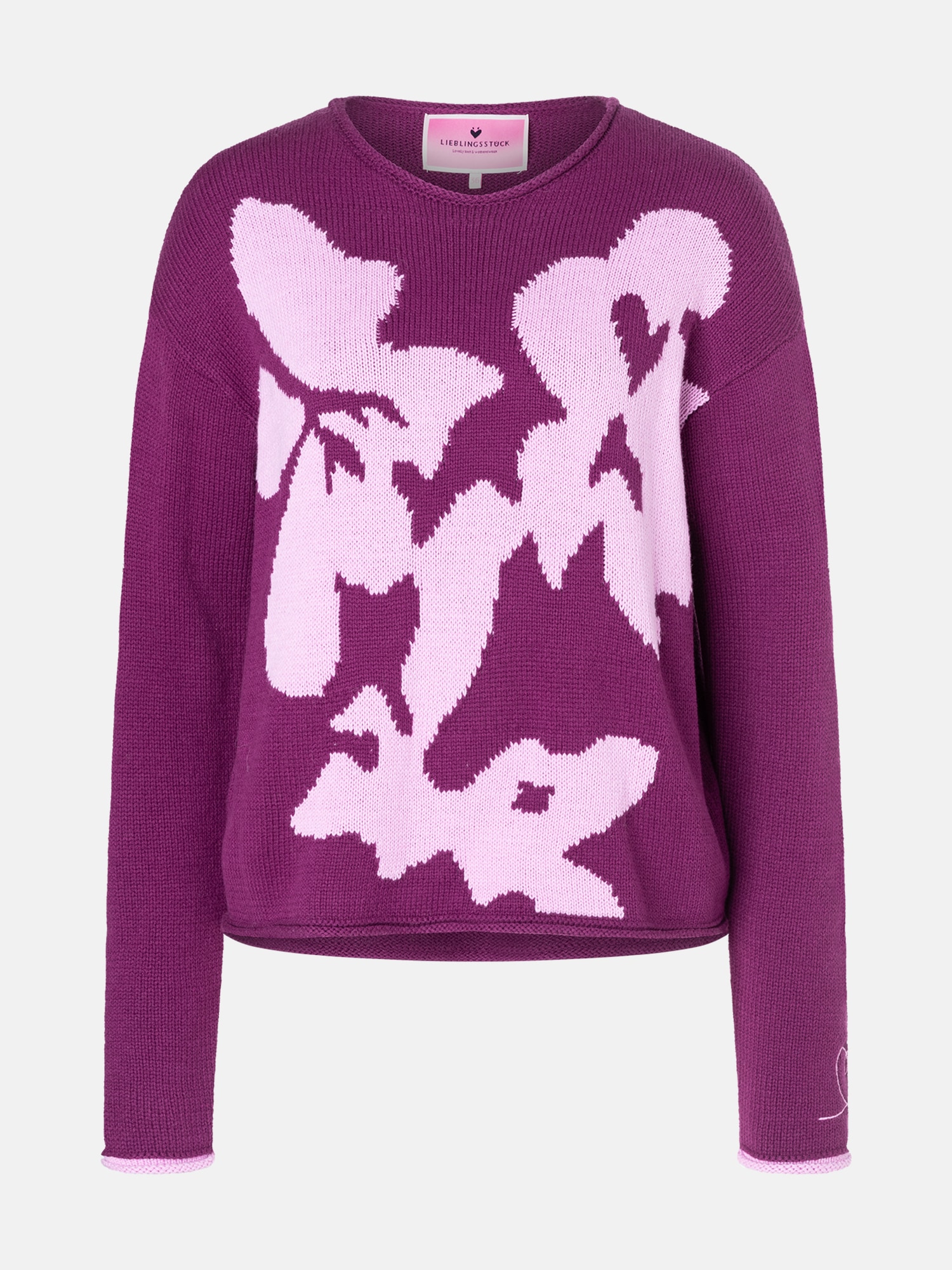 Lieblingsstück Strickpullover »SaraiL« mit Blumenmuster