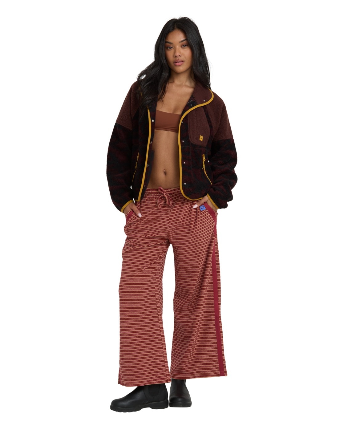 Billabong Fleecepullover »Popoyo Snap Up«
