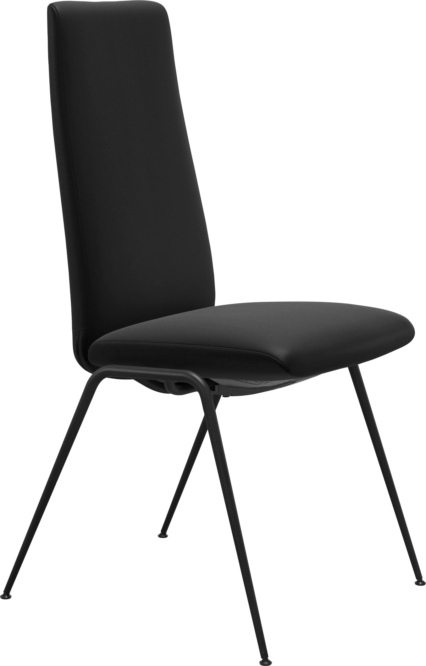 Stressless® Polsterstuhl »Laurel«, Leder BATICK, High Back, Größe M, mit Beinen aus Stahl in Schwarz matt