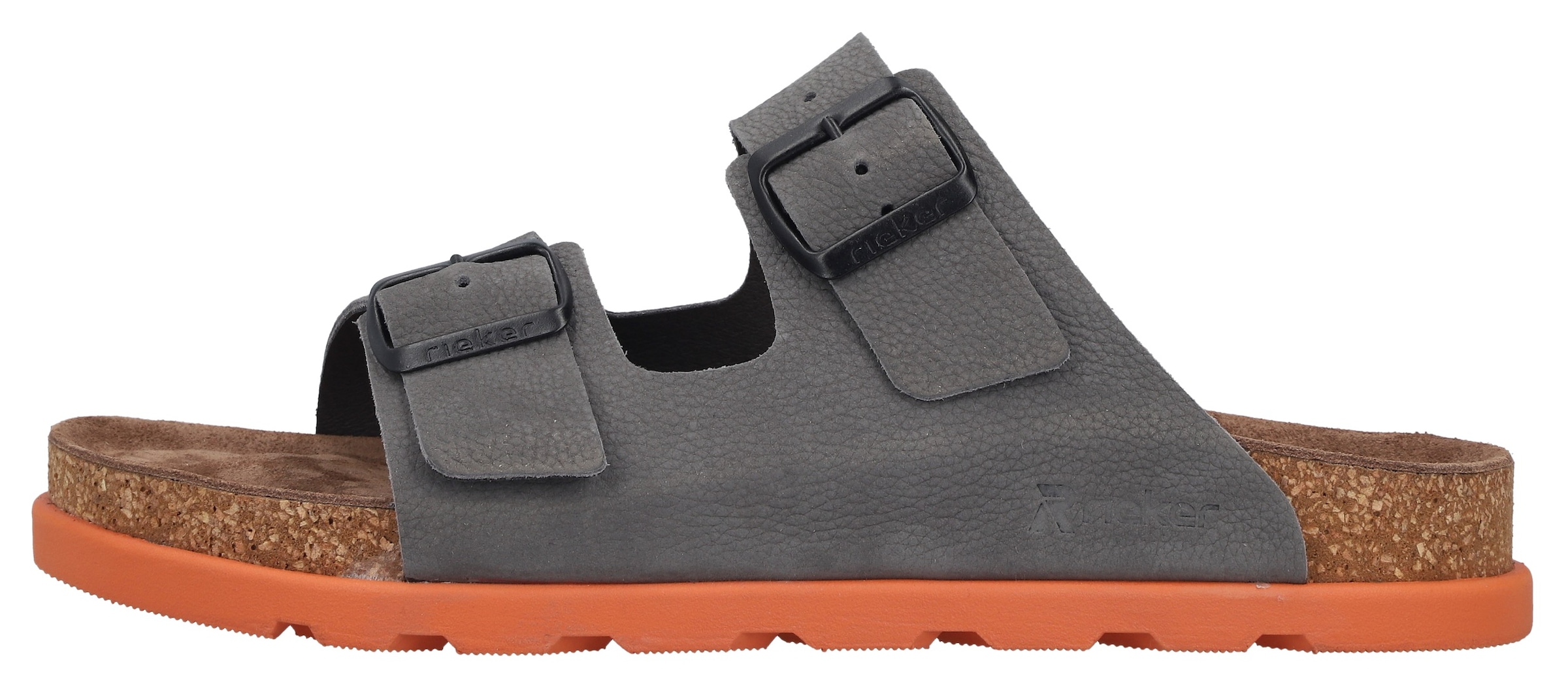 Rieker Pantolette  Sommerschuh, Strandschuh, Hausschuh mit bequemem Fußbett