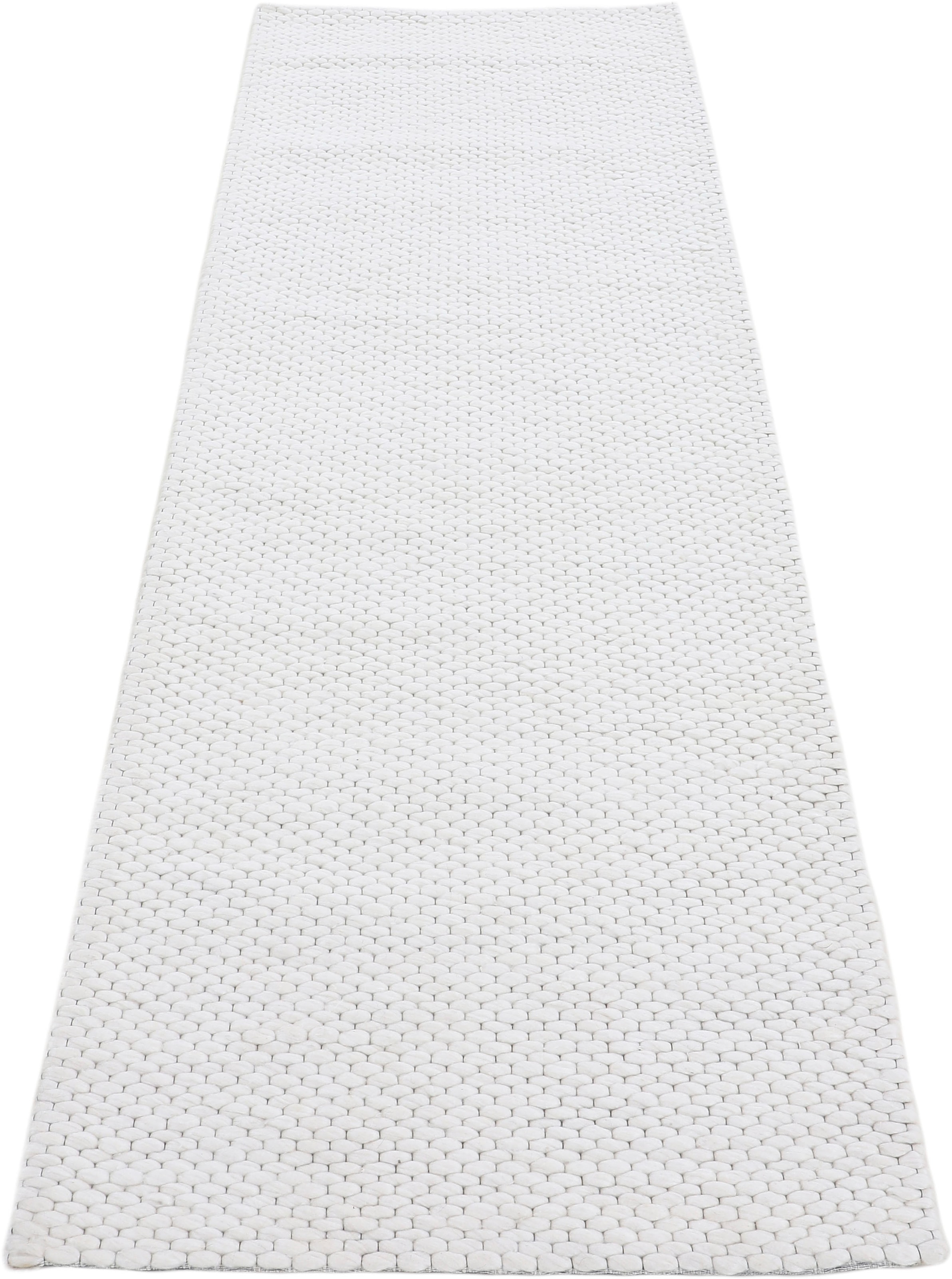 carpetfine Läufer »Sina«, bei weich Teppich, reine Wolle, & rechteckig, meliert, bestellen handgewebt, kuschelig Handweb OTTO