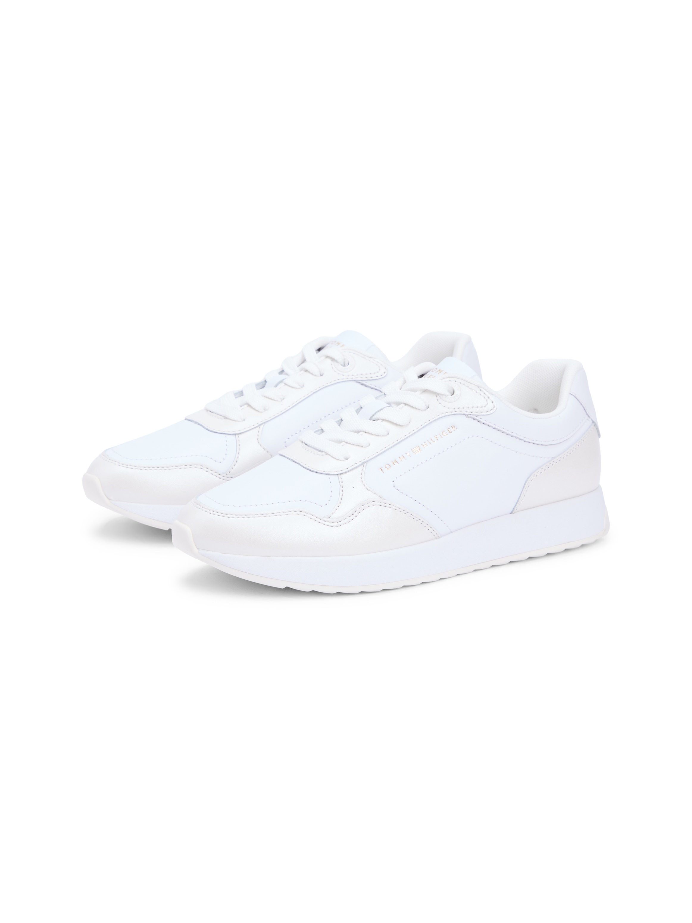 Tommy Hilfiger Plateausneaker »TH CHIC EVA RUNNER«  Freizeitschuh, Halbschuh, Schnürschuh in leicht glänzender Optik